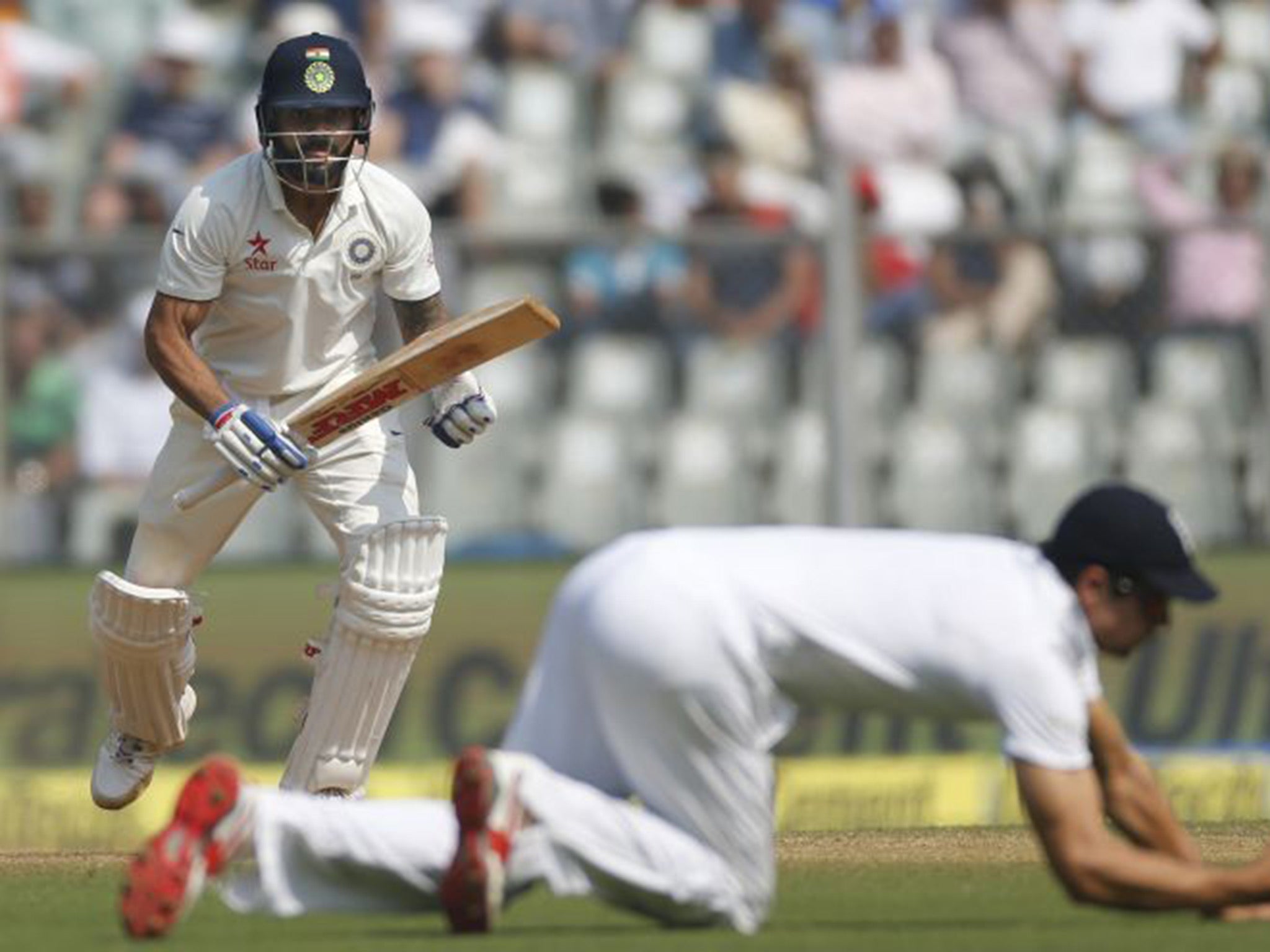 Kohli's century was his eighth in Tests as India captain