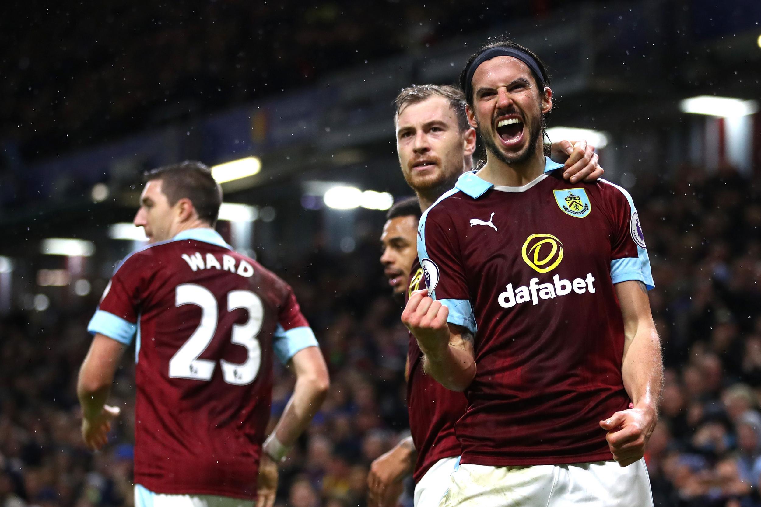 George Boyd restores Burnley's two goal lead with 15 minutes to go