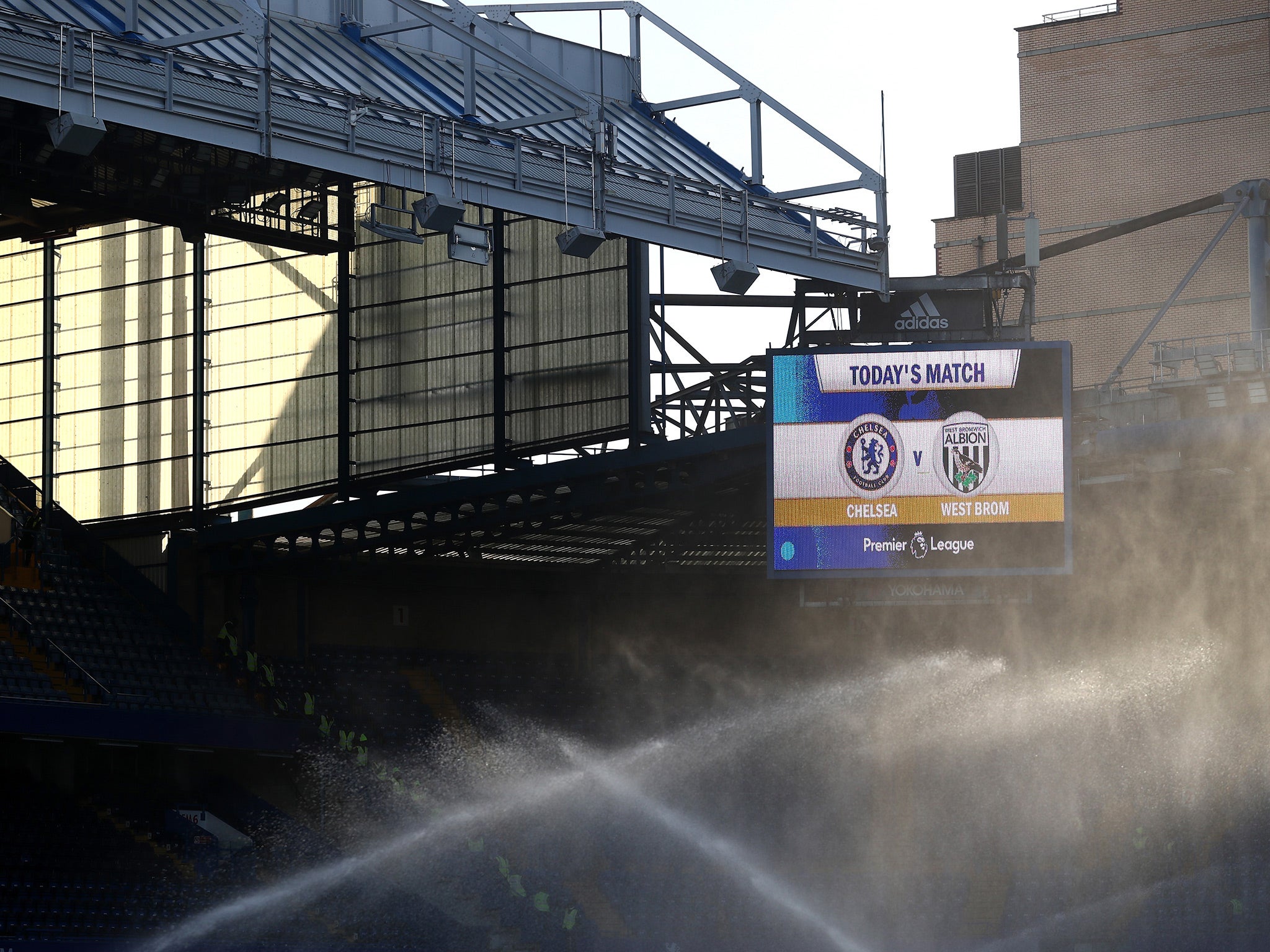 A view of Stamford Bridge, Chelsea's home ground