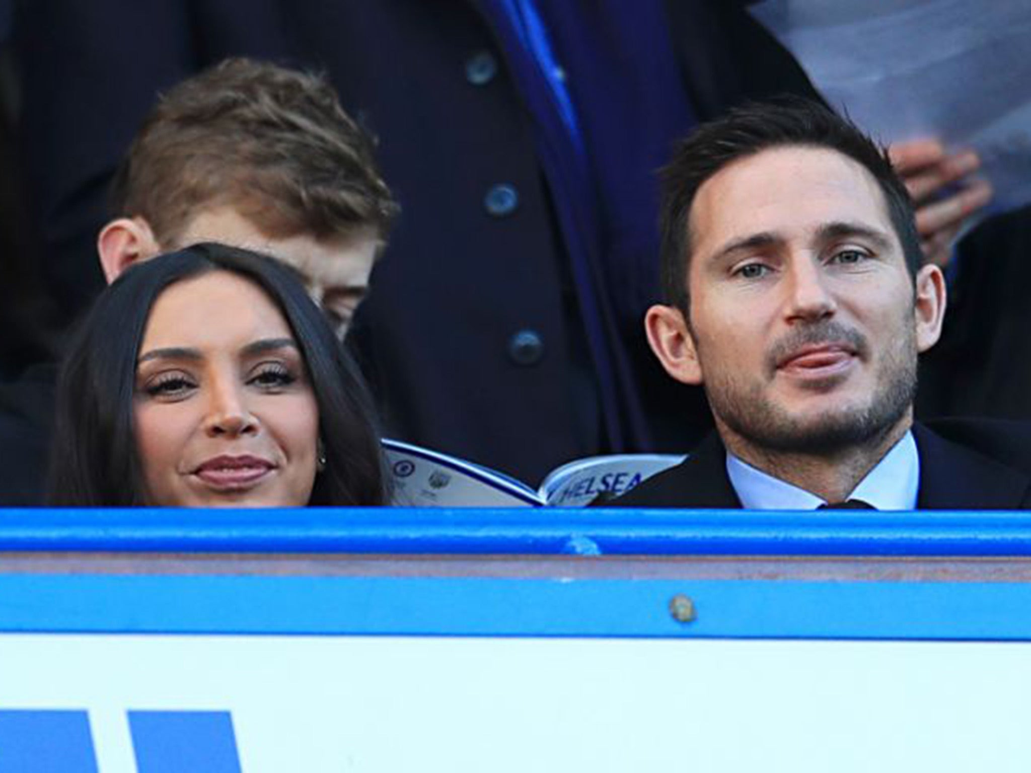 Frank Lampard was in attendance at Stamford Bridge