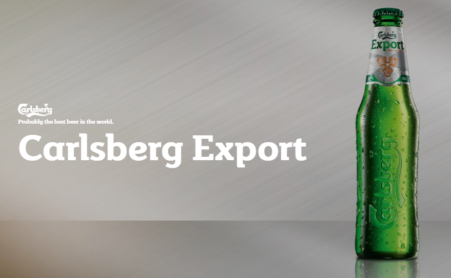 The current Carlsberg Export