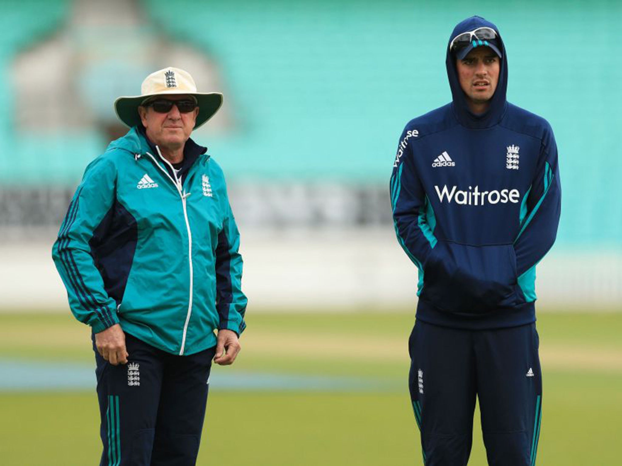 Bayliss has described ongoing speculation about Alastair Cook's future as England captain as a "pain in the backside"