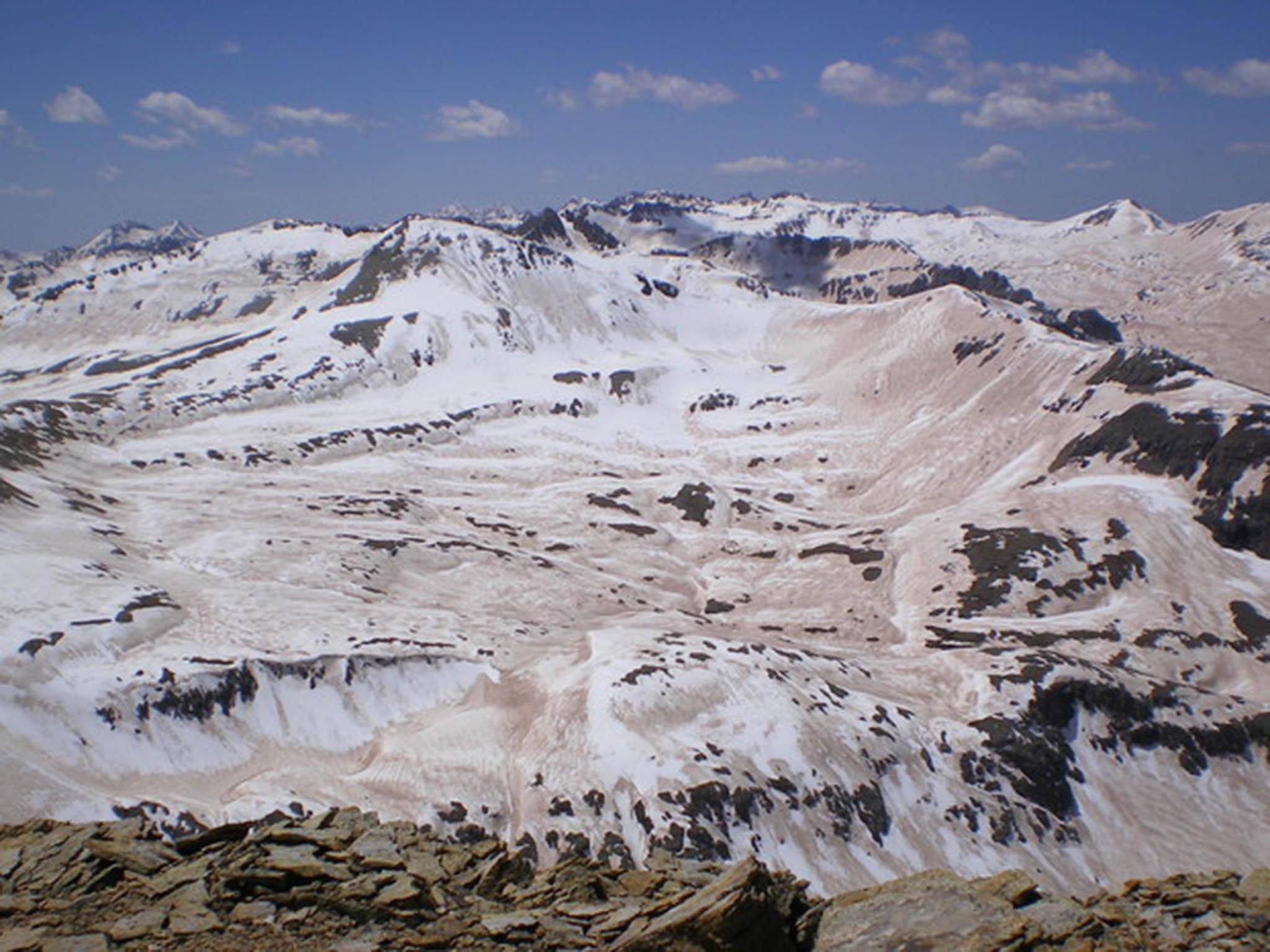 Black snow (NASA Goddard Space Flight Center)