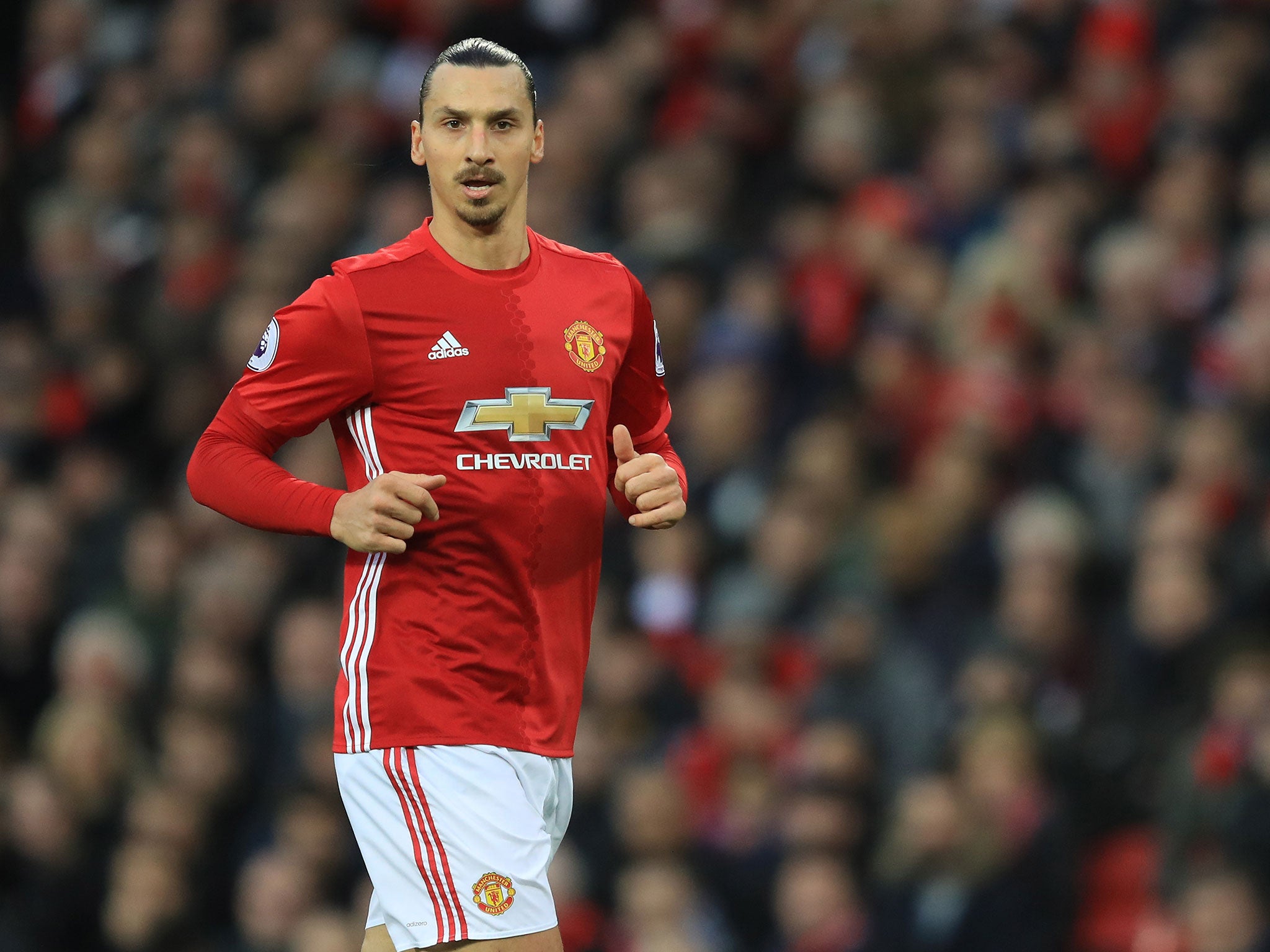 Ibrahimovic is United's top goal-scorer