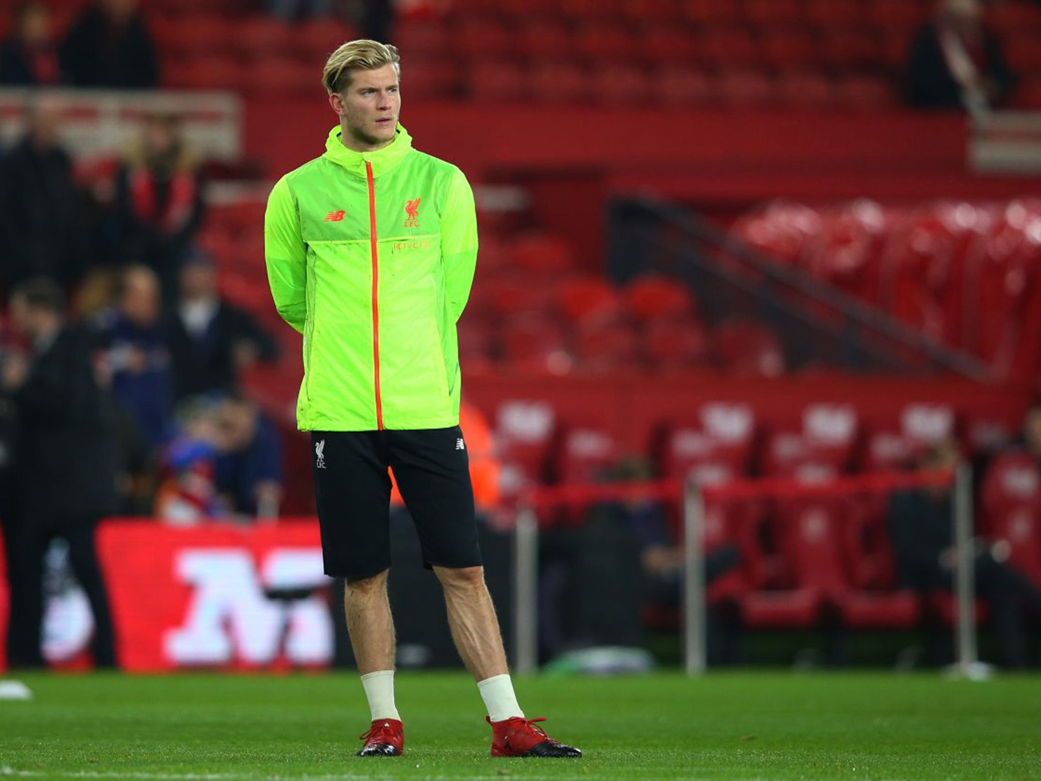 Karius was named among the substitutes by Klopp and replaced by Mignolet