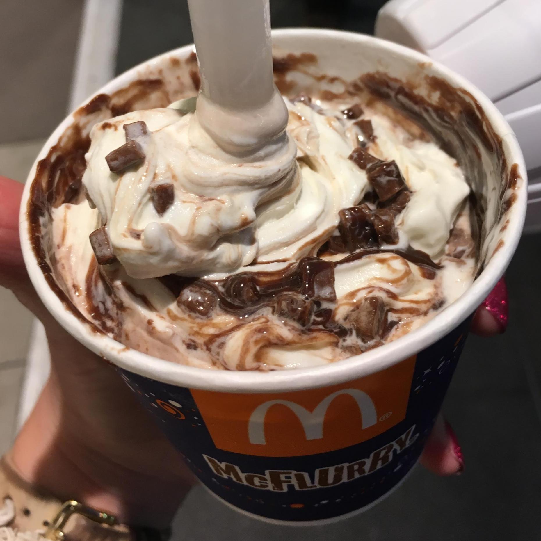 McDonald's Terry's Chocolate Orange McFlurry