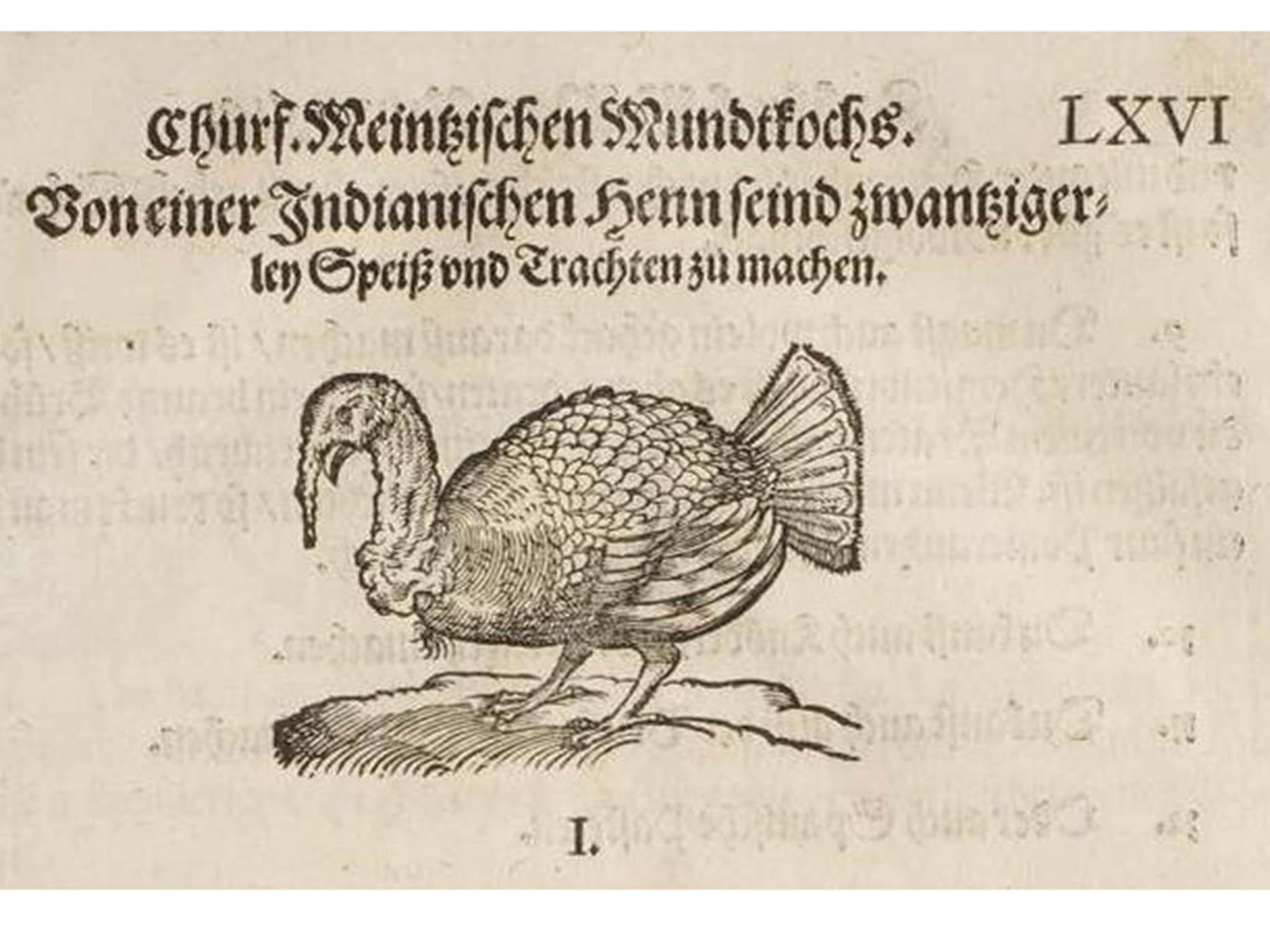 Illustration from a 1581 German cookbook