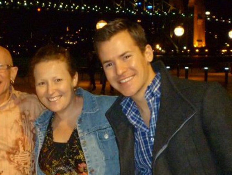 Rhiannon Stevens with her brother Clinton Bryan-Mathieson