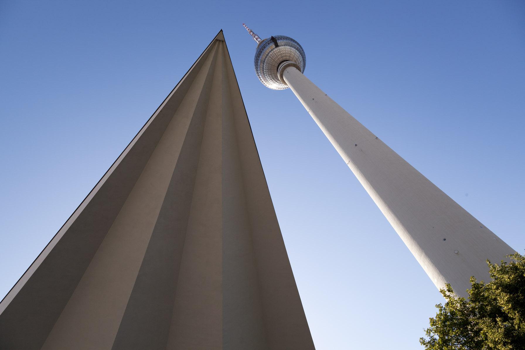 The space-age Fernsehturm