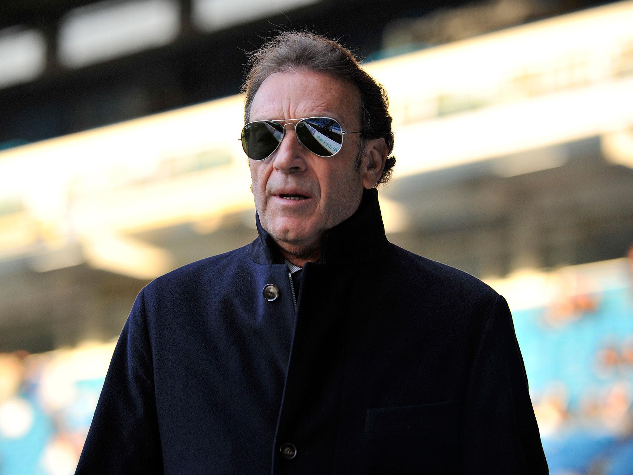 Massimo Cellino still owns 50 per cent of Leeds despite an FA ban