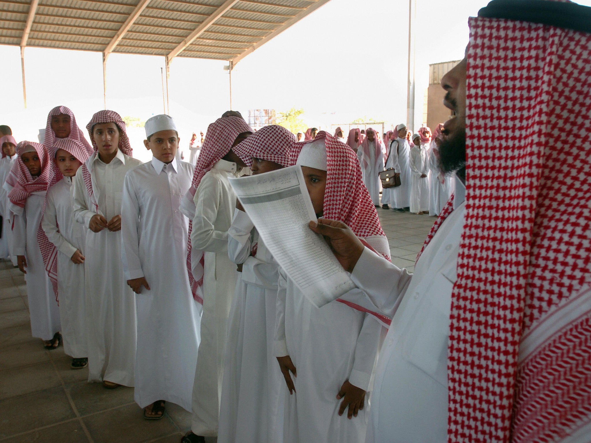 Saudi children must be educated according to Islamic values, according to the country's constitution