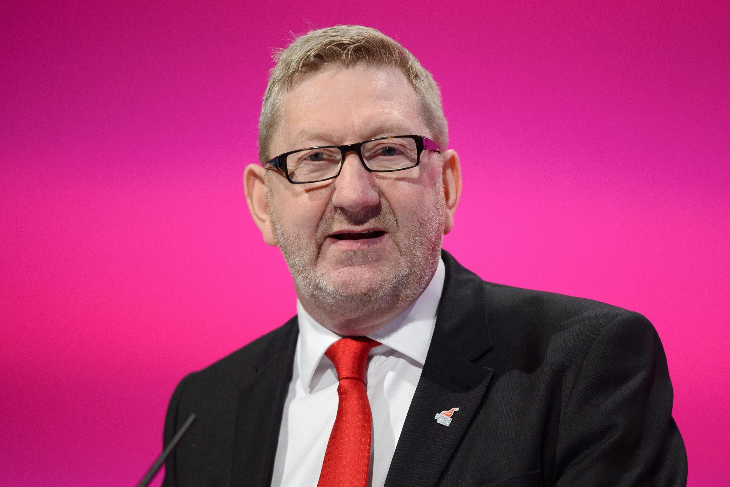 Mr McCluskey is seen as an ally of Labour leader Jeremy Corbyn