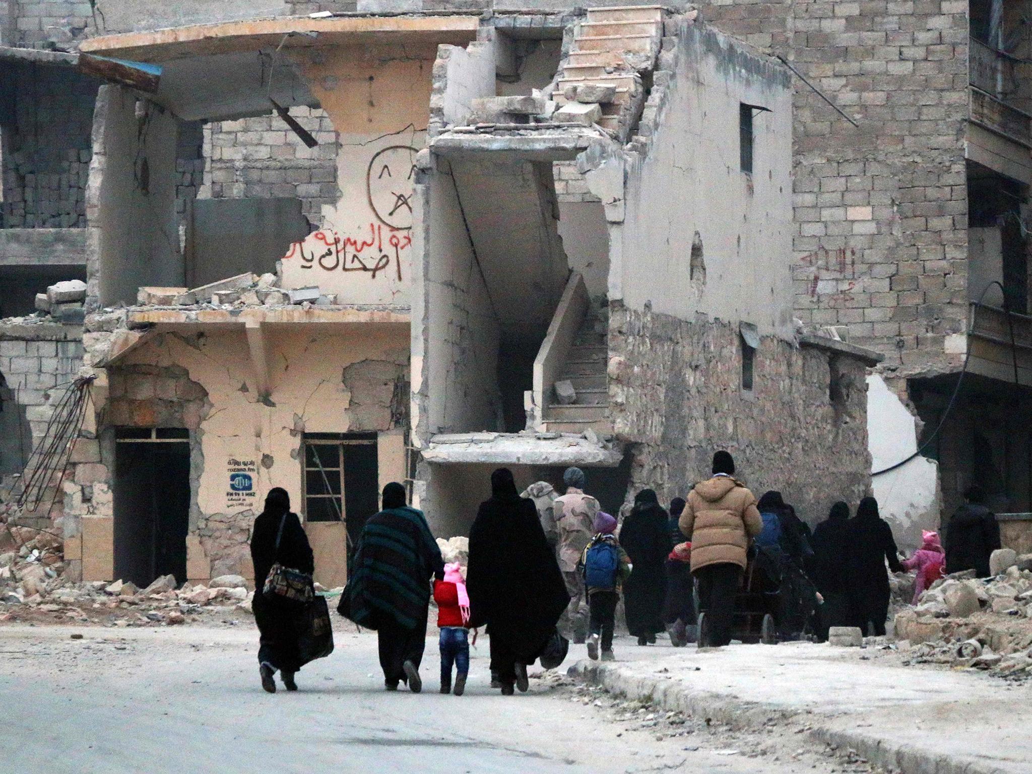 8,000 civilians, including 2,700 children, have already been evacuated from the rebel-held east