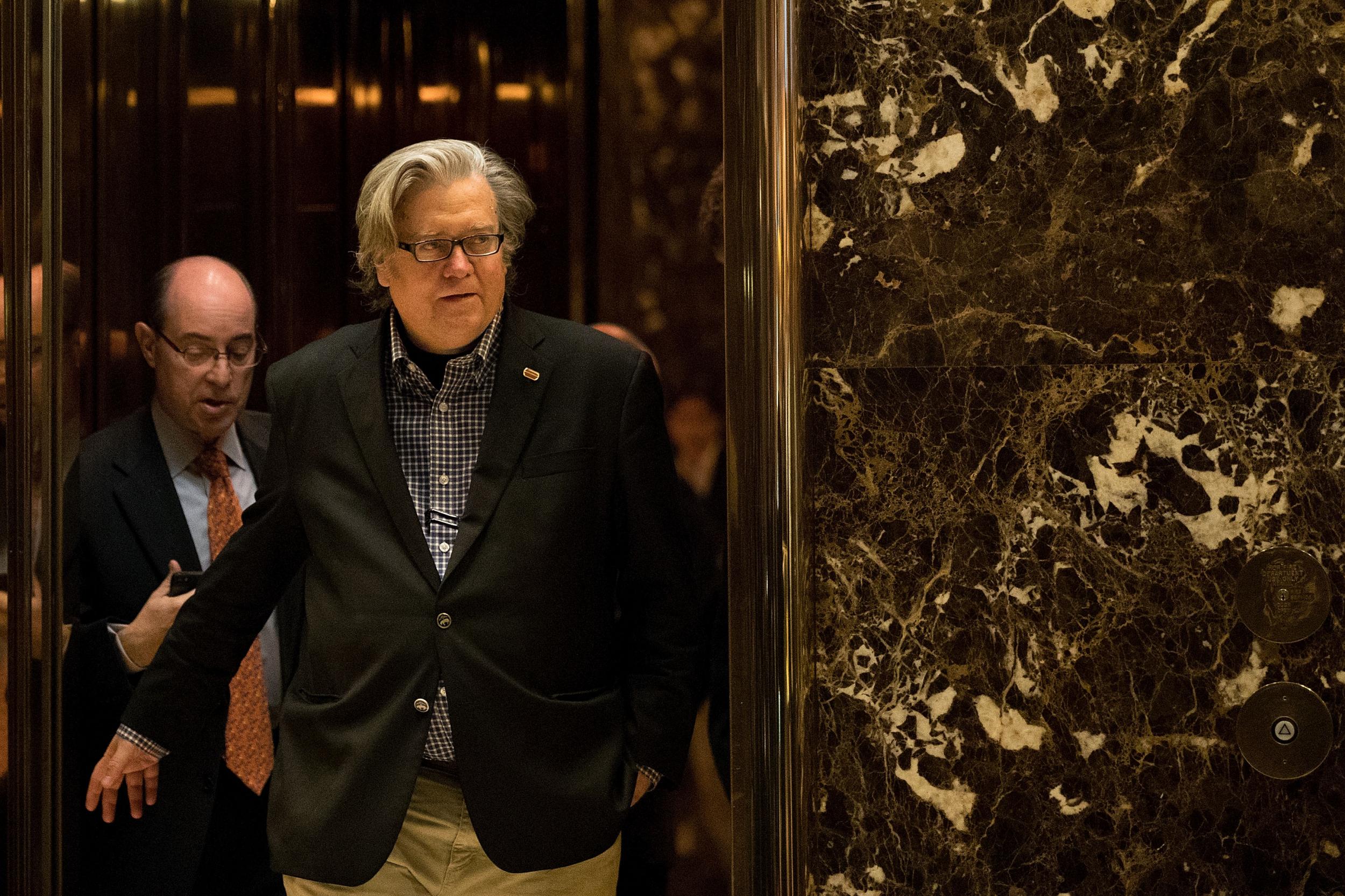 Mr Bannon secured a top job despite heavy opposition