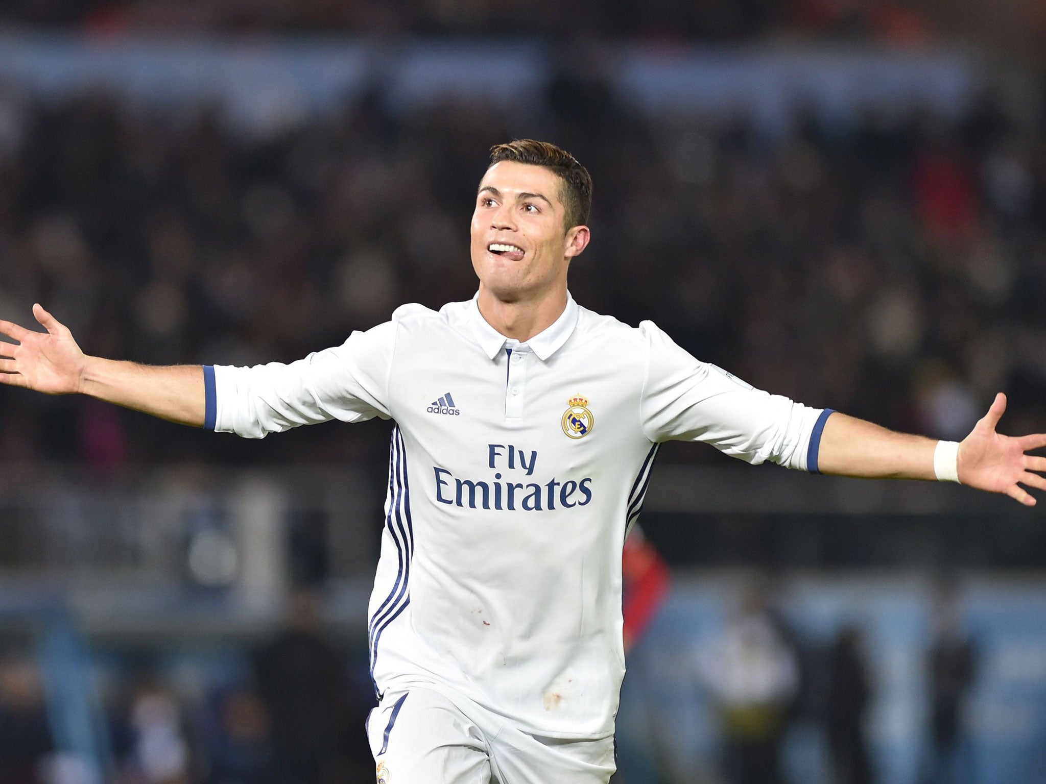 Ronaldo struck with a hat-trick to help fire Real Madrid to victory