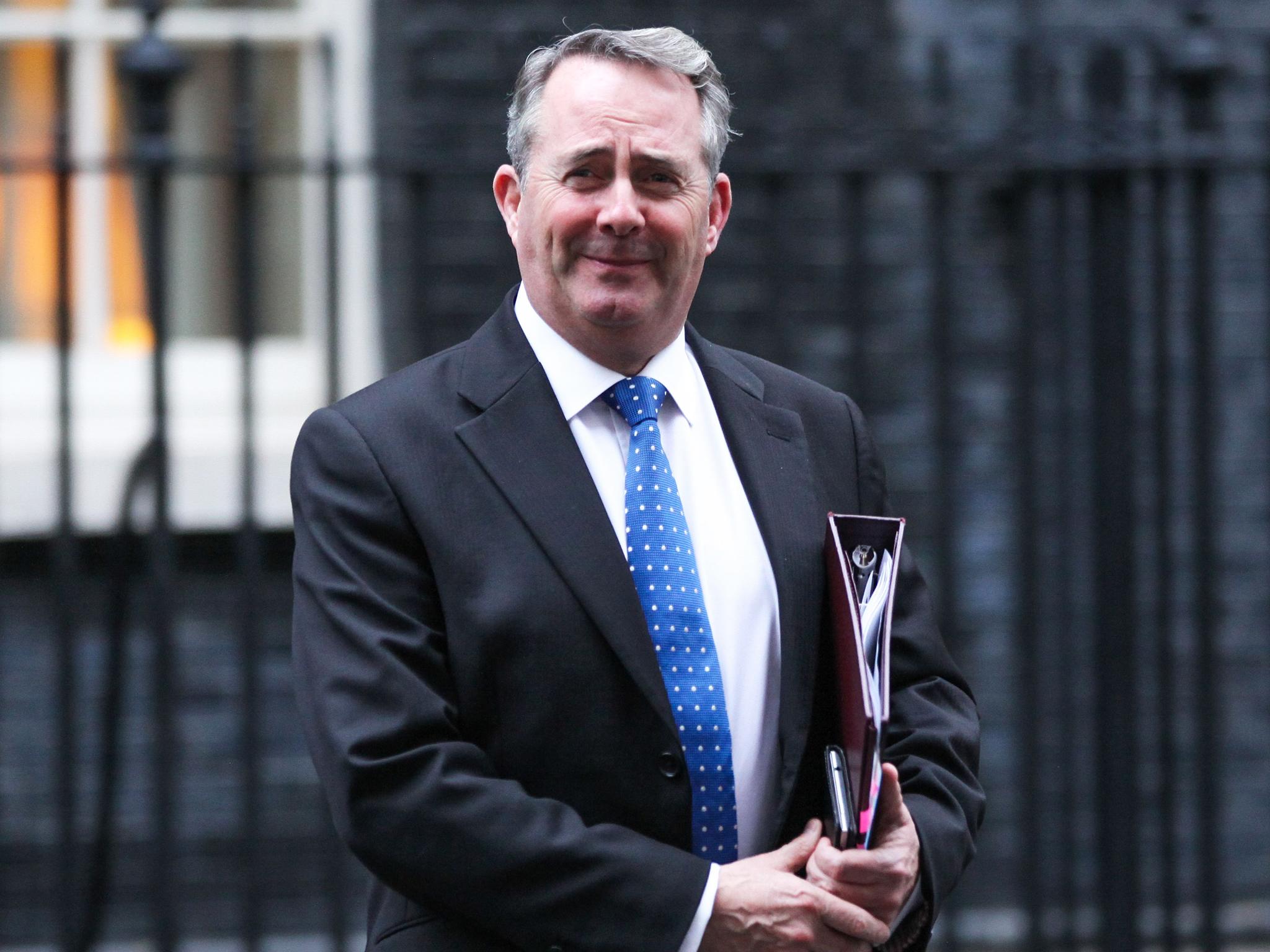 International Trade Secretary Liam Fox