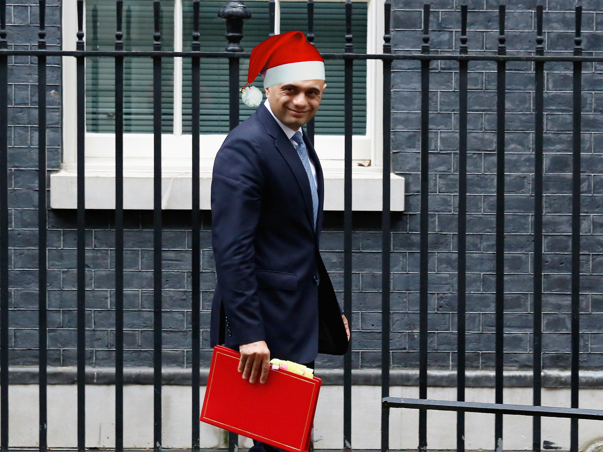 The Downing Street drinks are on Sajid Javid this Christmas