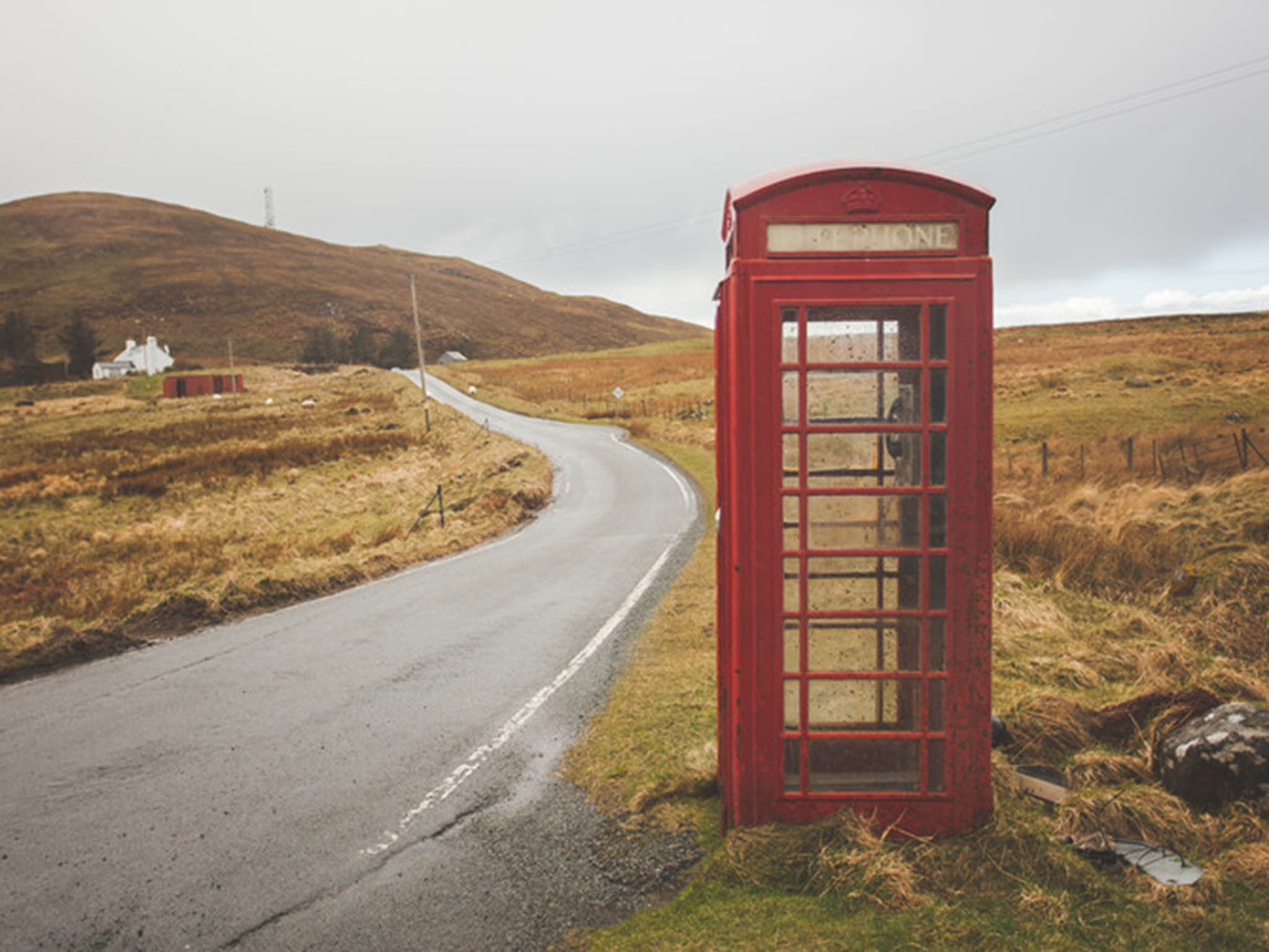 You might be glad of a phone box if you’re lost in the countryside