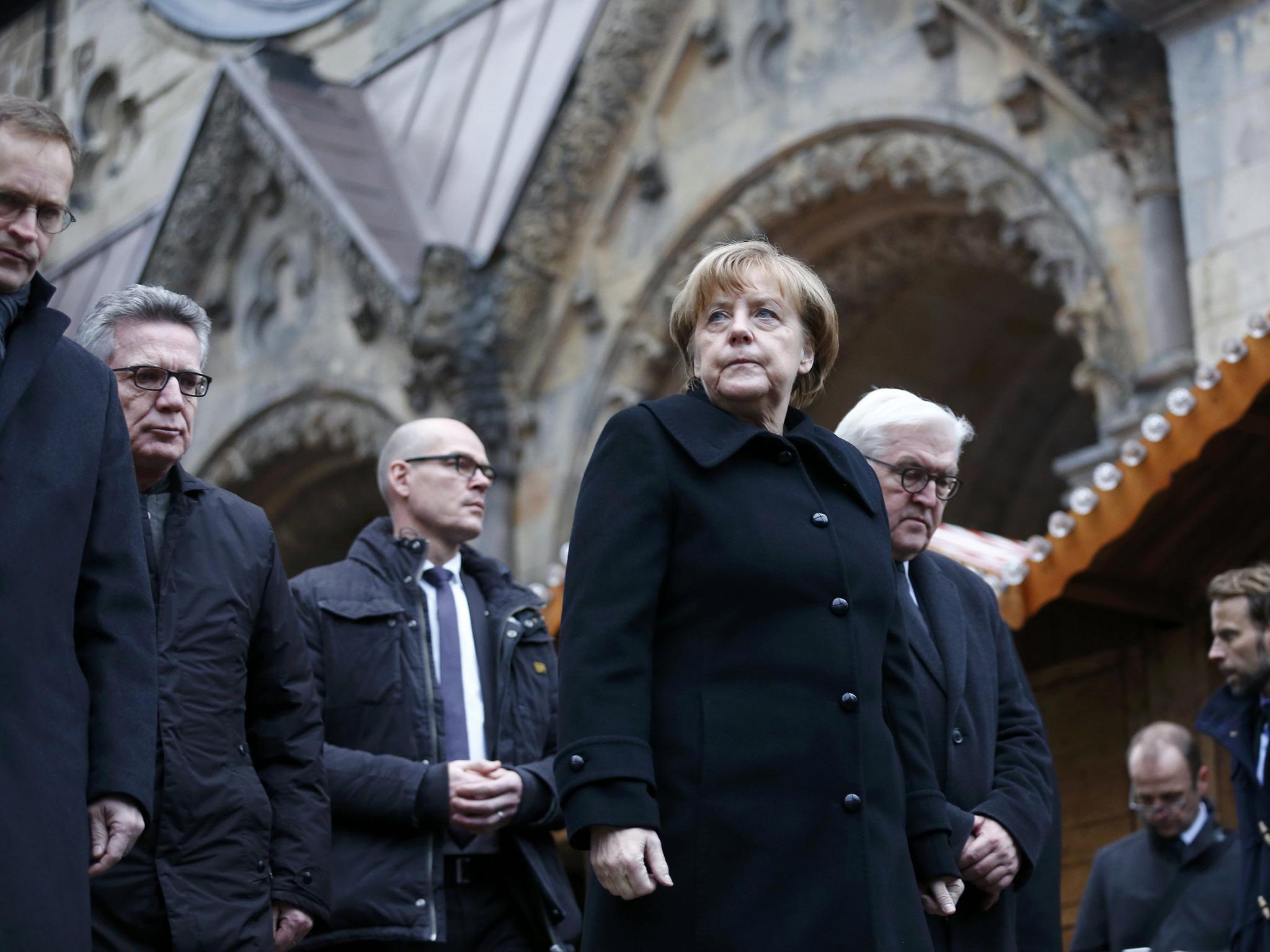 German Chancellor Angela Merkel came under political pressure following the attack