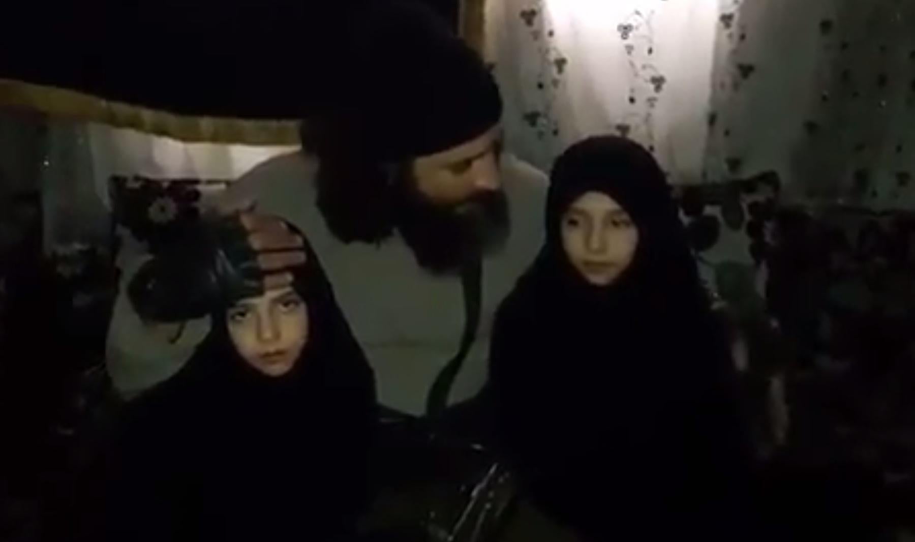 “You won’t be scared, because you're going to God, isn't that right?” the al-Qaeda linked father asks his daughters