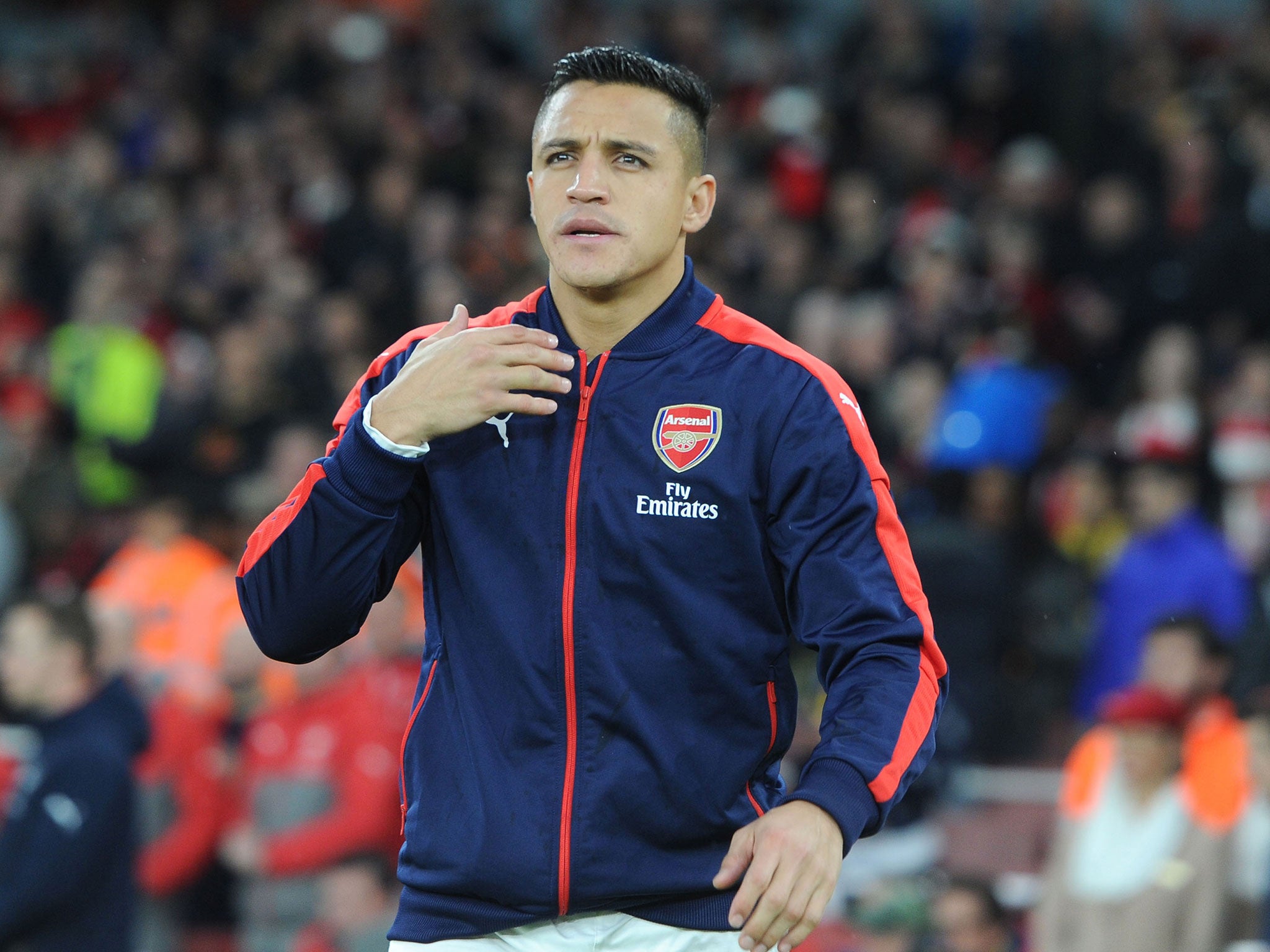 Alexis Sanchez is Arsenal's top goalscorer this season