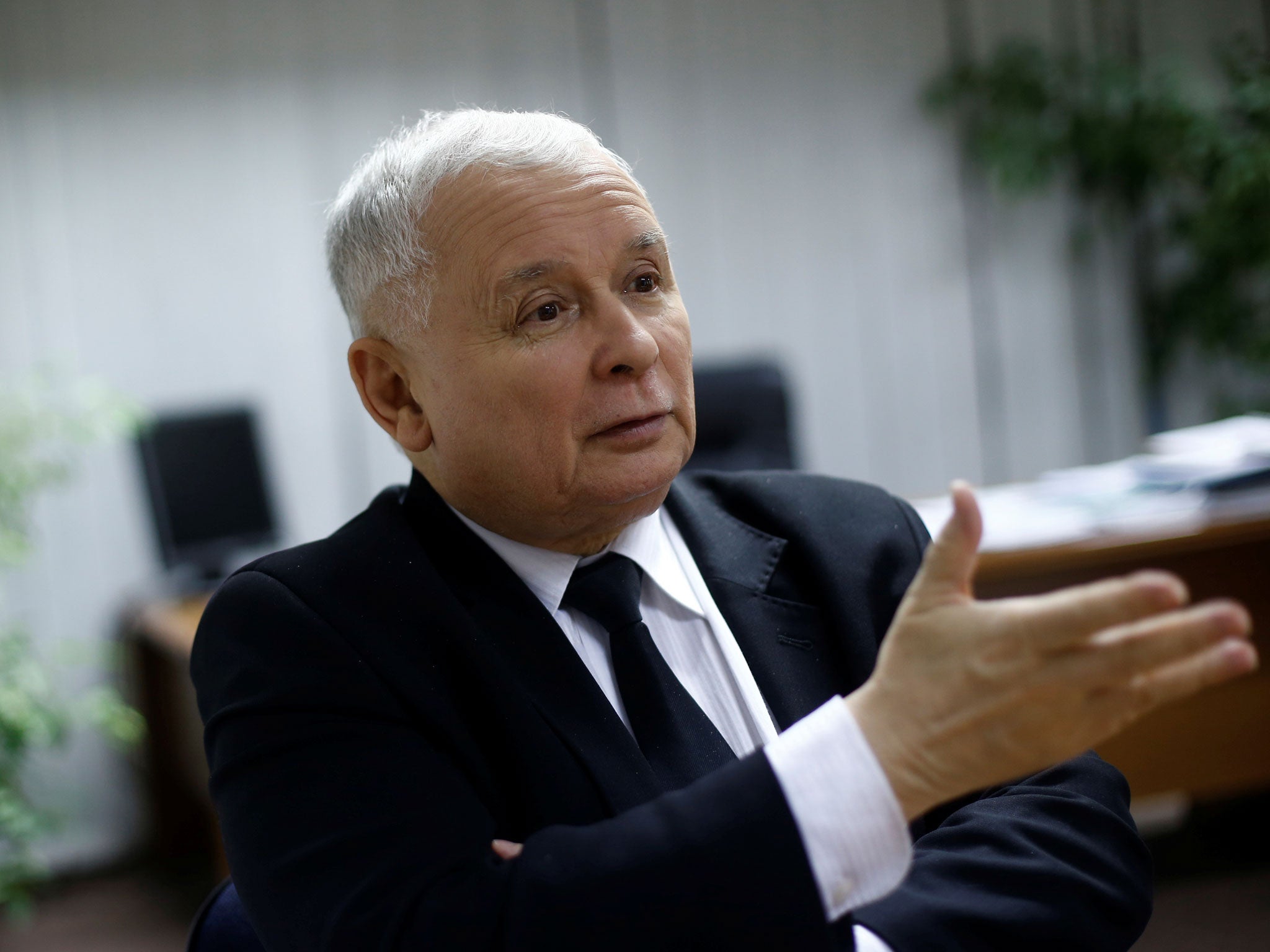 Leader of Law and Justice party Jaroslaw Kaczynski, the power behind the scenes in the Polish government