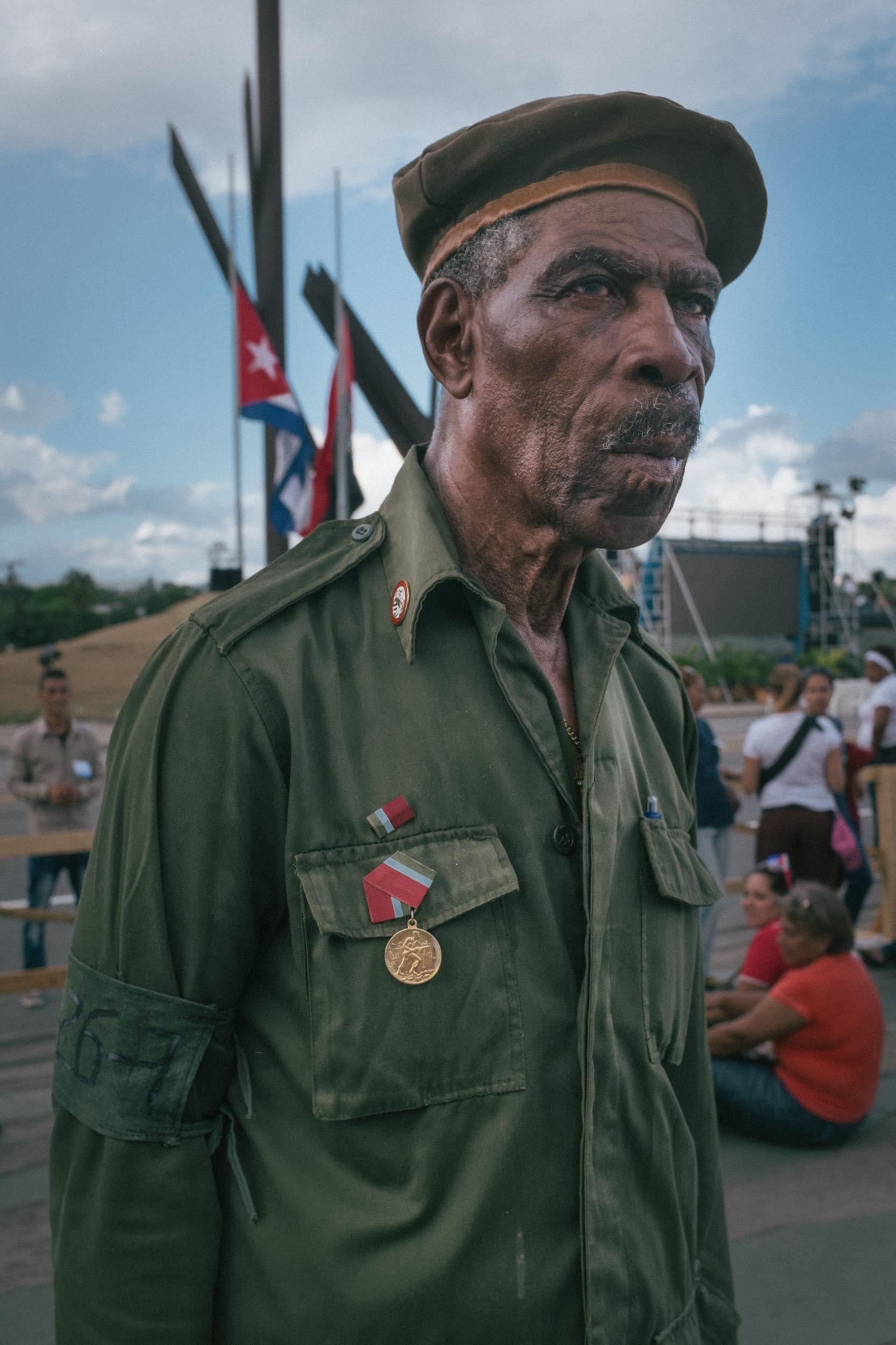 A retired Cuban militiaman, Santiago de Cuba