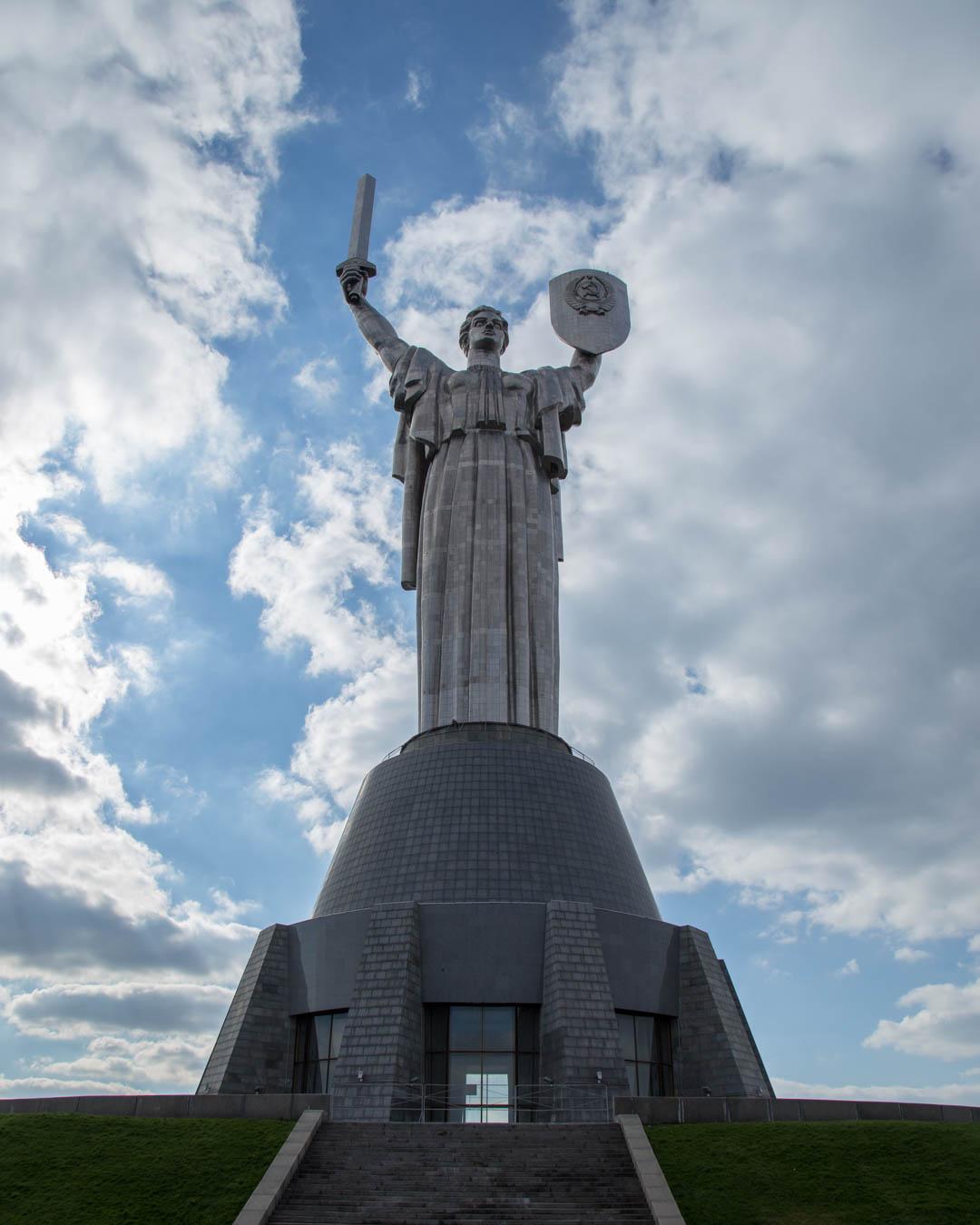 The Mother Motherland statue in all her glory