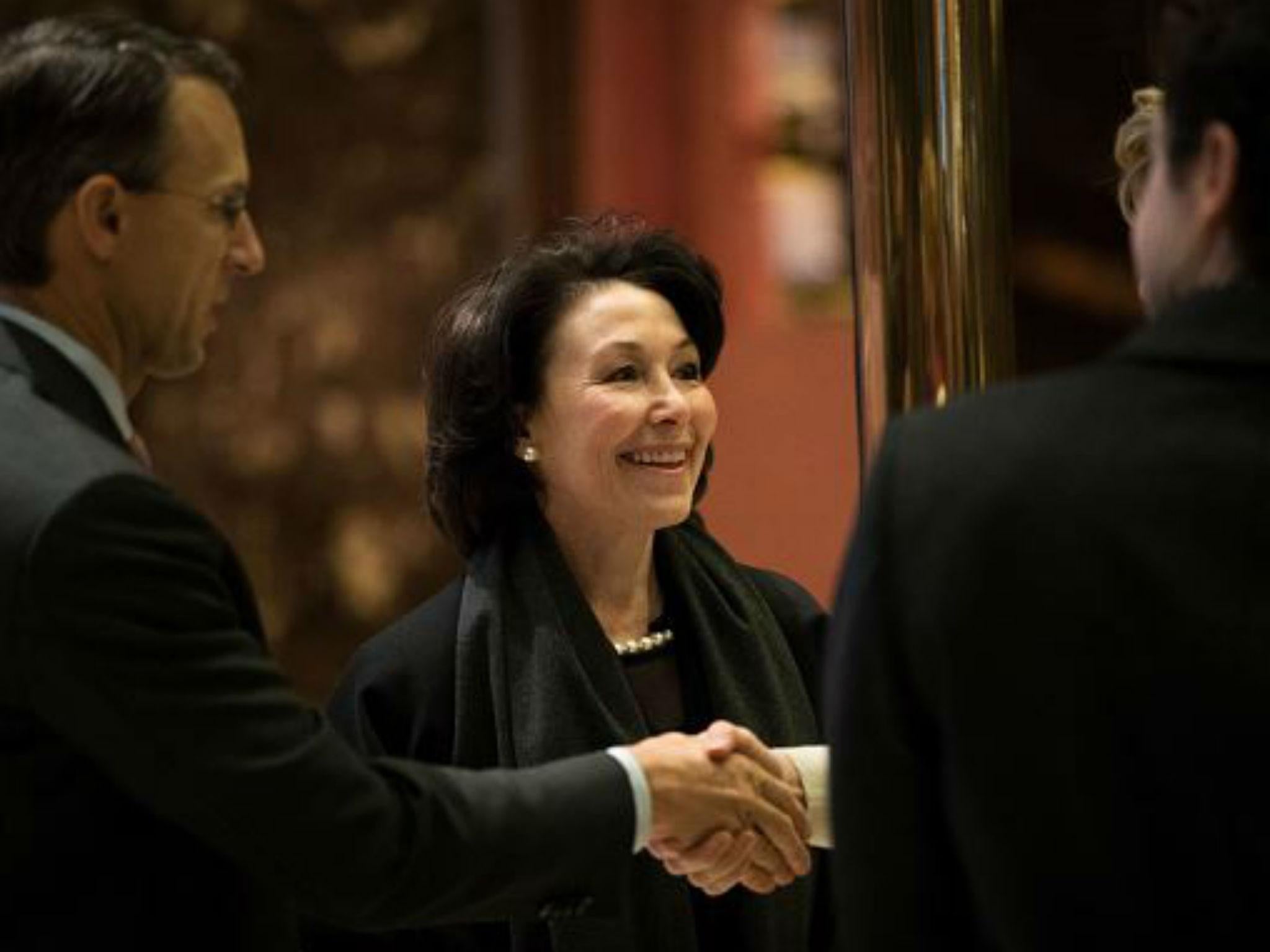 Safra Catz at Trump Tower last week