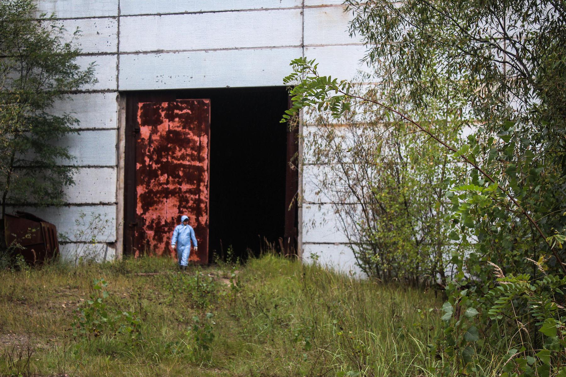 Tourists are not required to wear protective clothing when visiting Chernobyl, but some choose to bring their own anyway