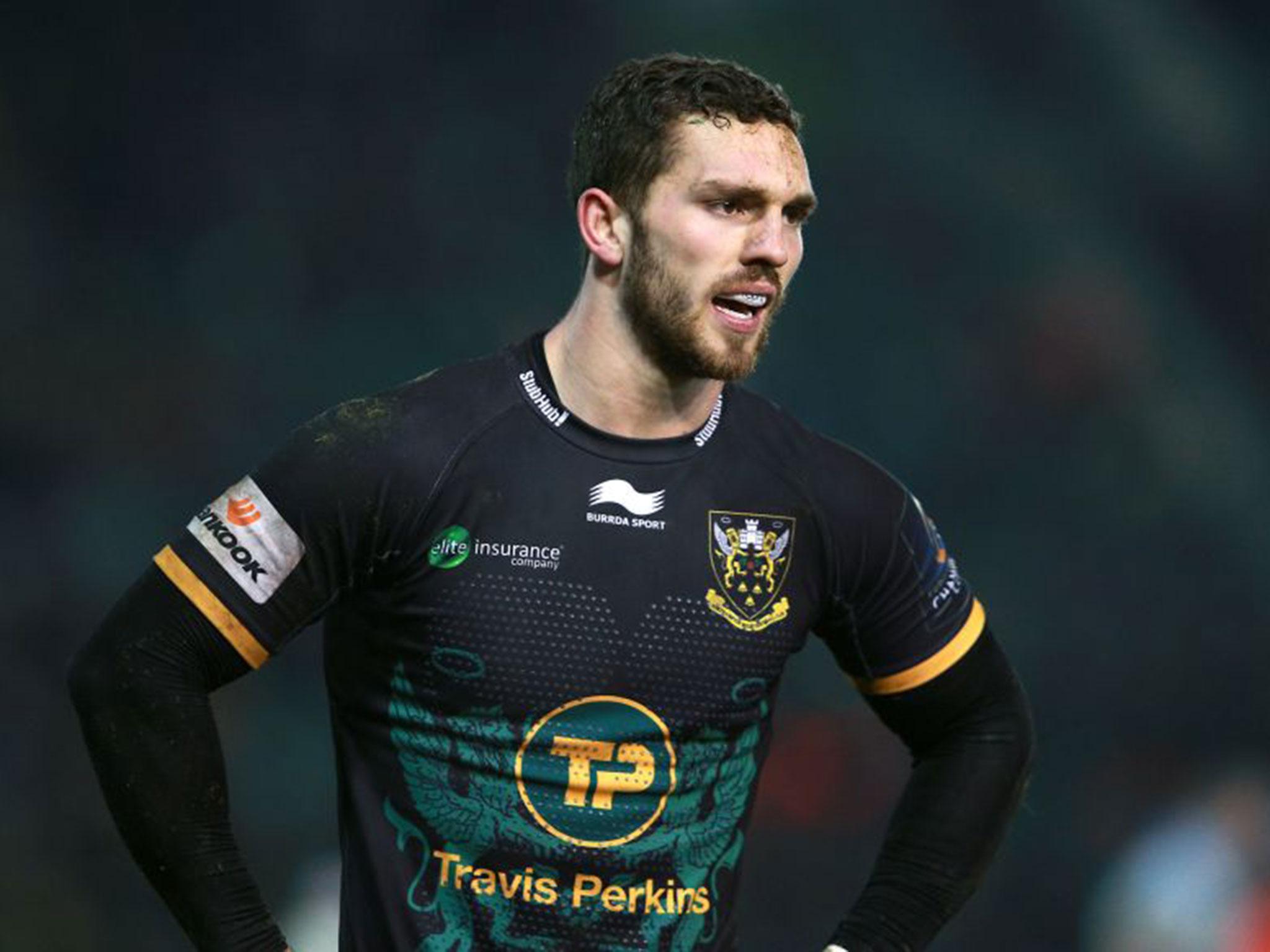 George North will not return to Northampton's squad for Friday's match against Sale Sharks