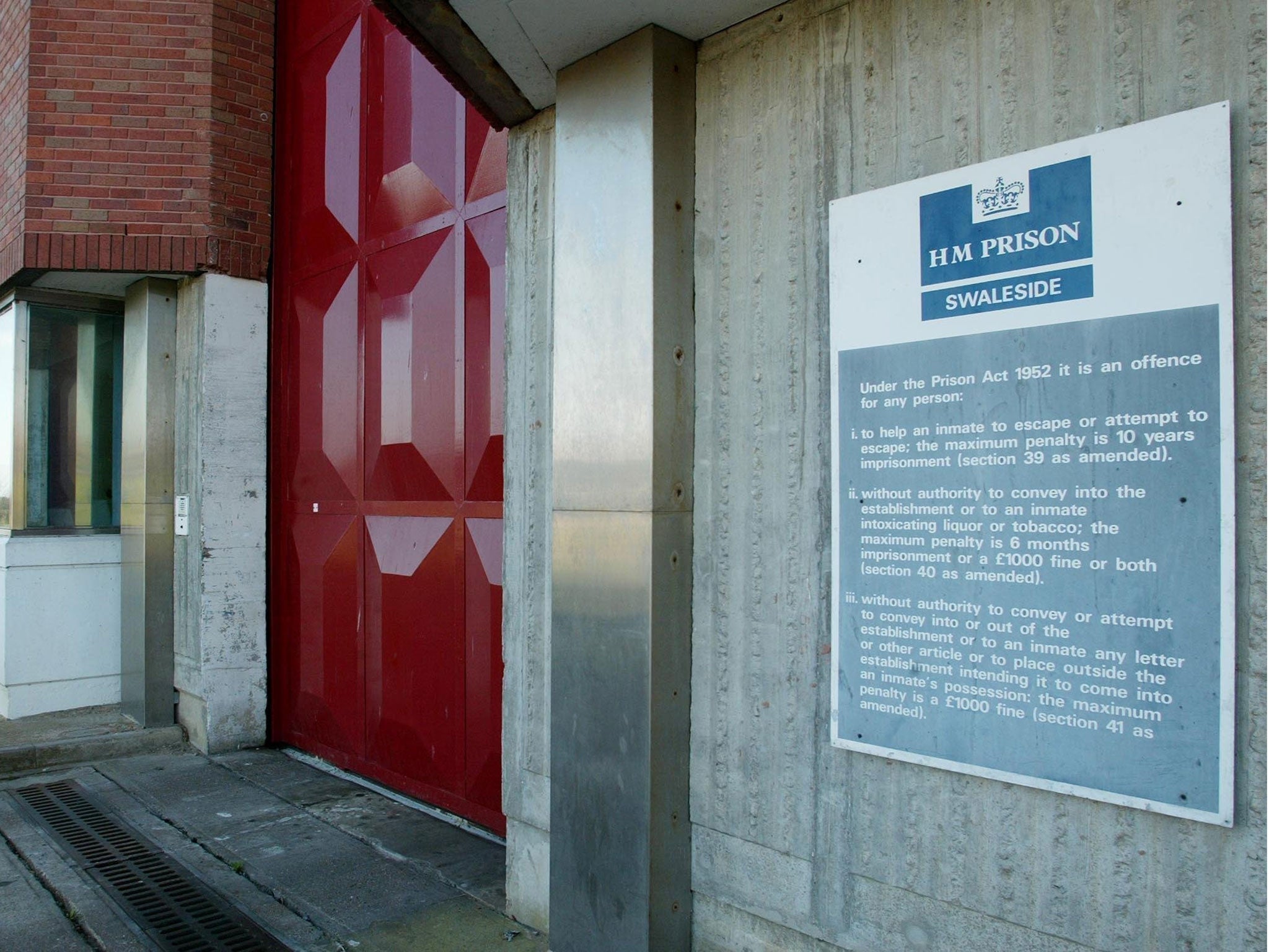 HMP Swaleside is a Category B men's prison on the Isle of Sheppey, Kent