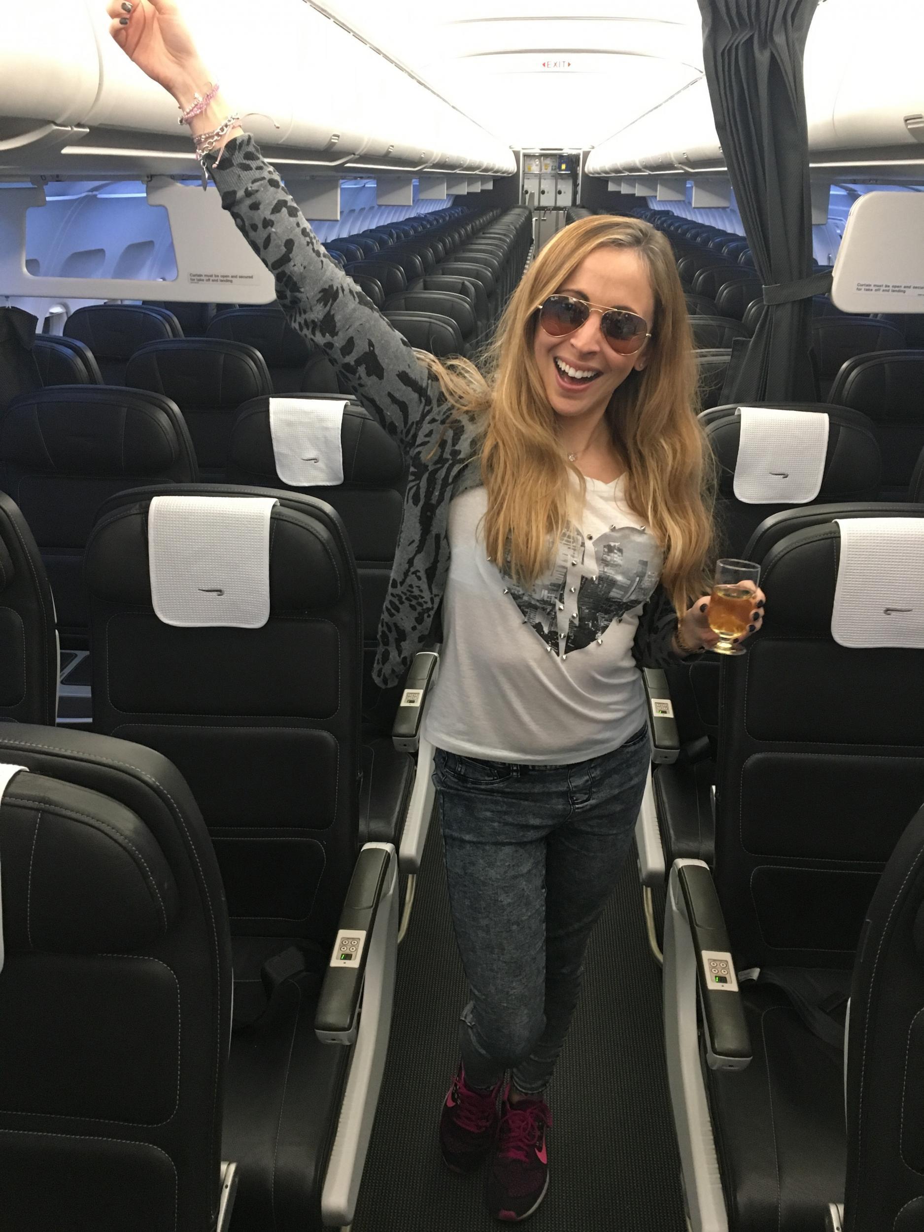 British Airways upgraded the friends to business class after realising they were the only passengers on the flight