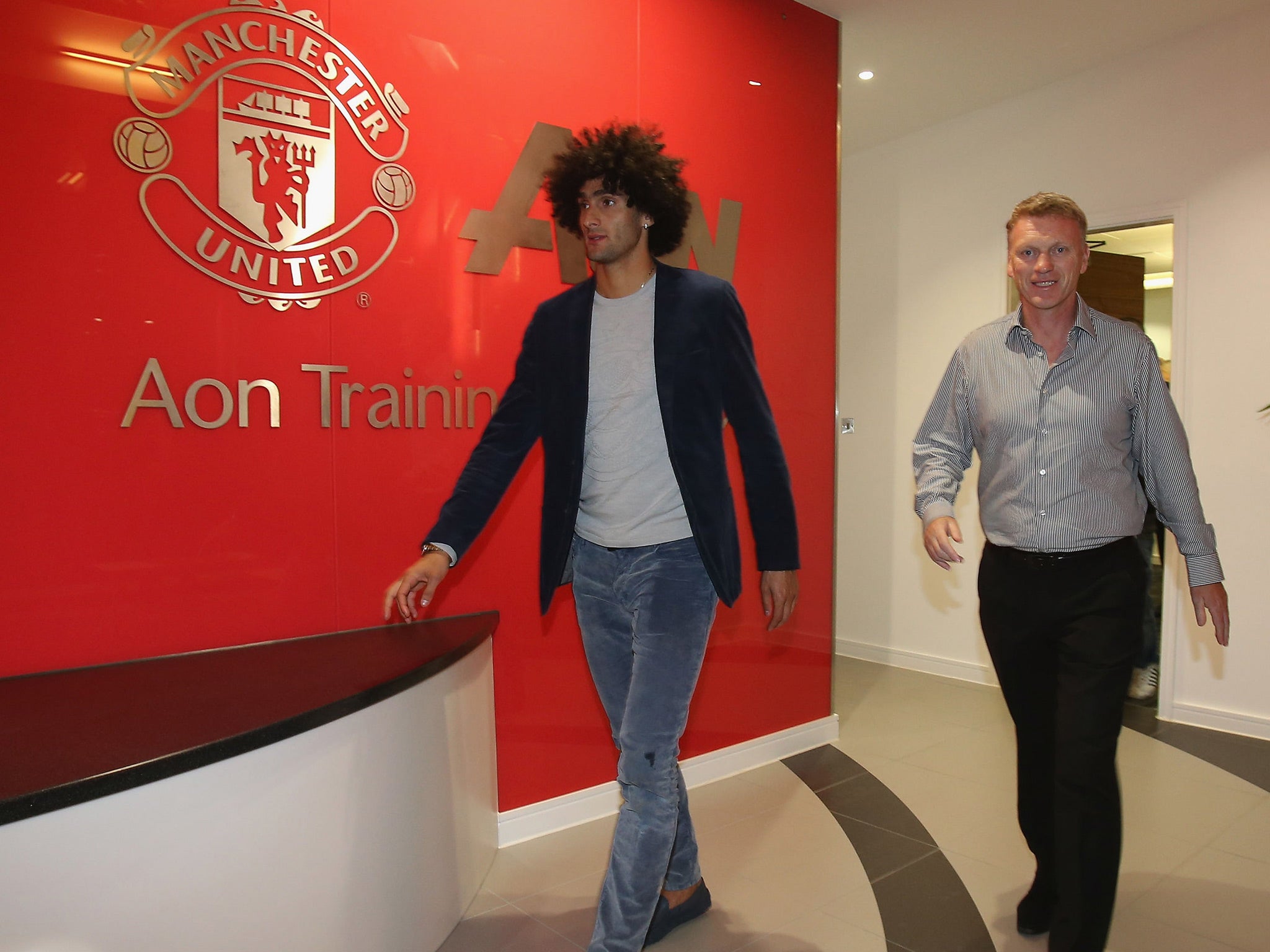 Fellaini was the only Everton player Moyes managed to prise away from Goodison