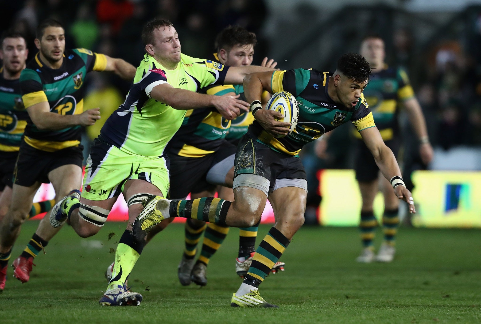 Luther Burrell completed the scoring for Saints