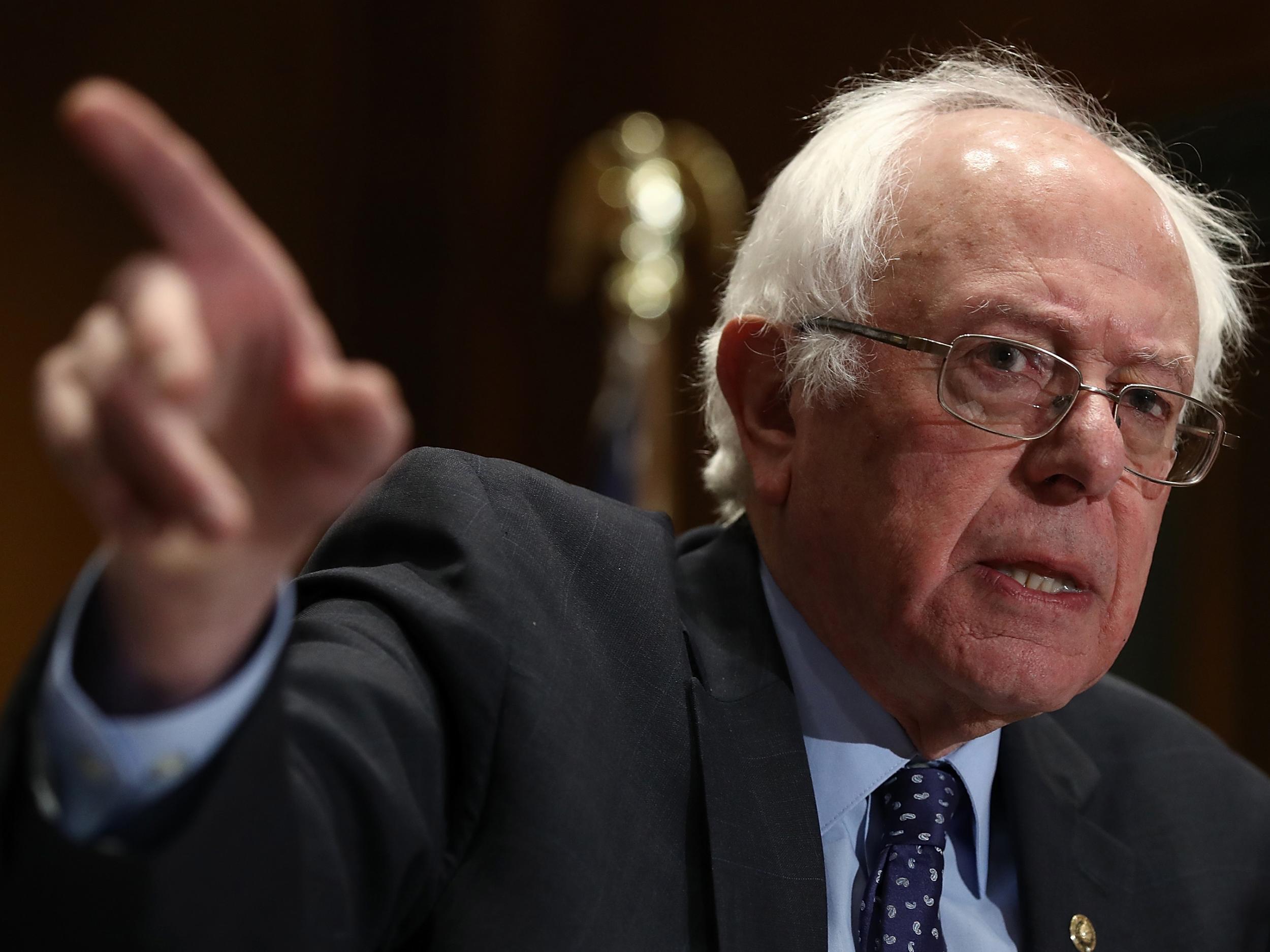 Bernie Sanders said Donald Trump has a 'complete disregard for reality'