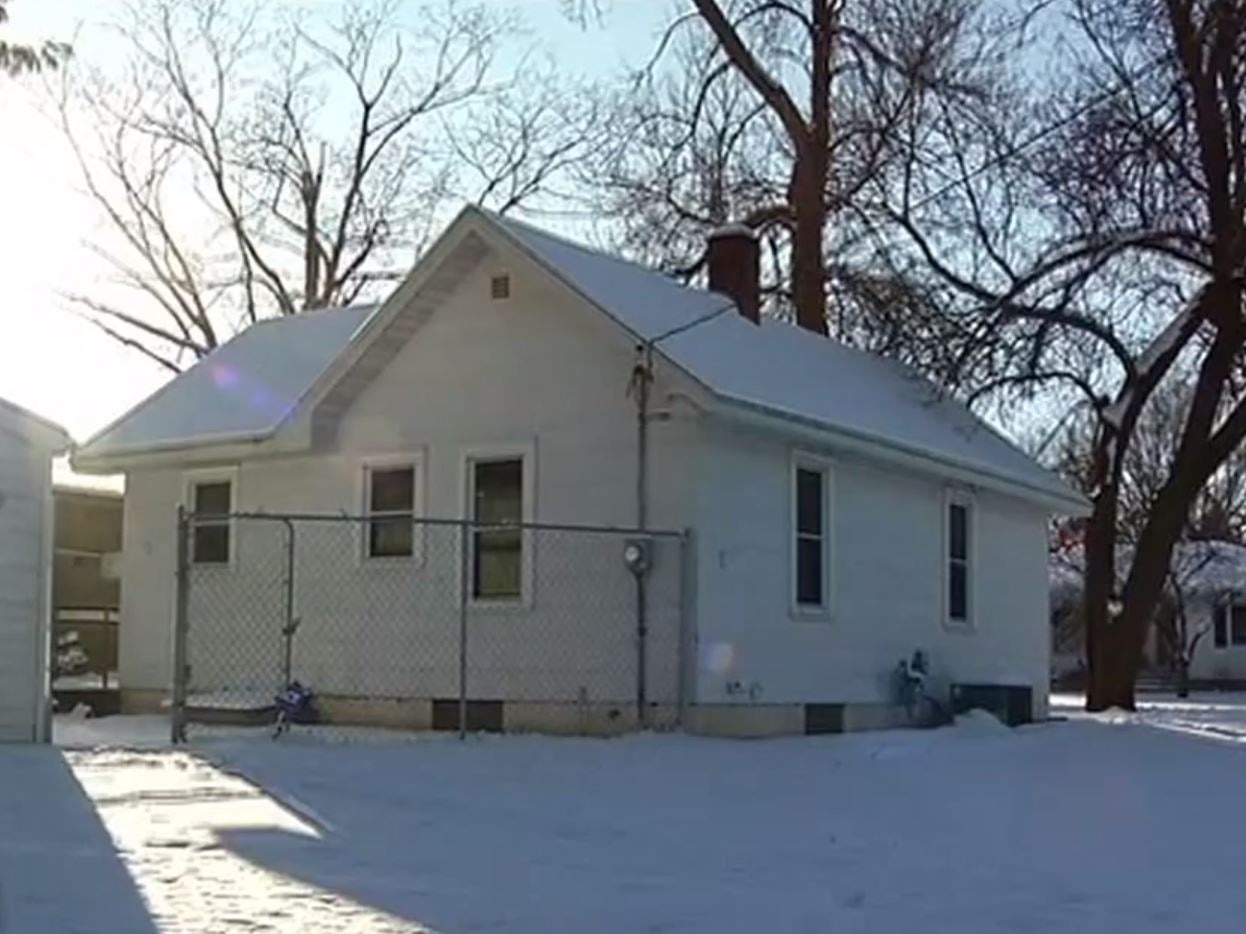The Annandale house before demolition