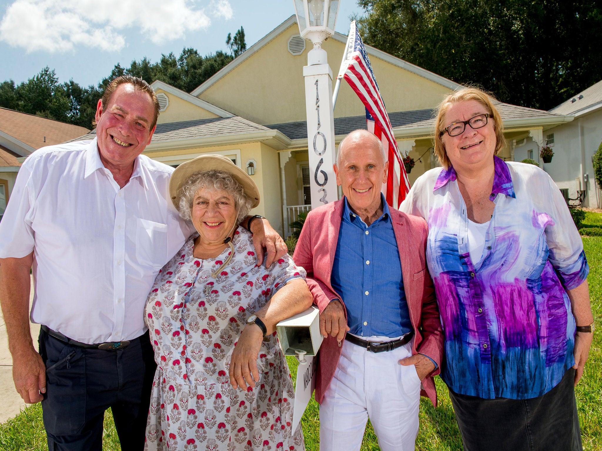 Bobby George, Miriam Margolyes, Wayne Sleep and Rosemary Shrager at Oak Run