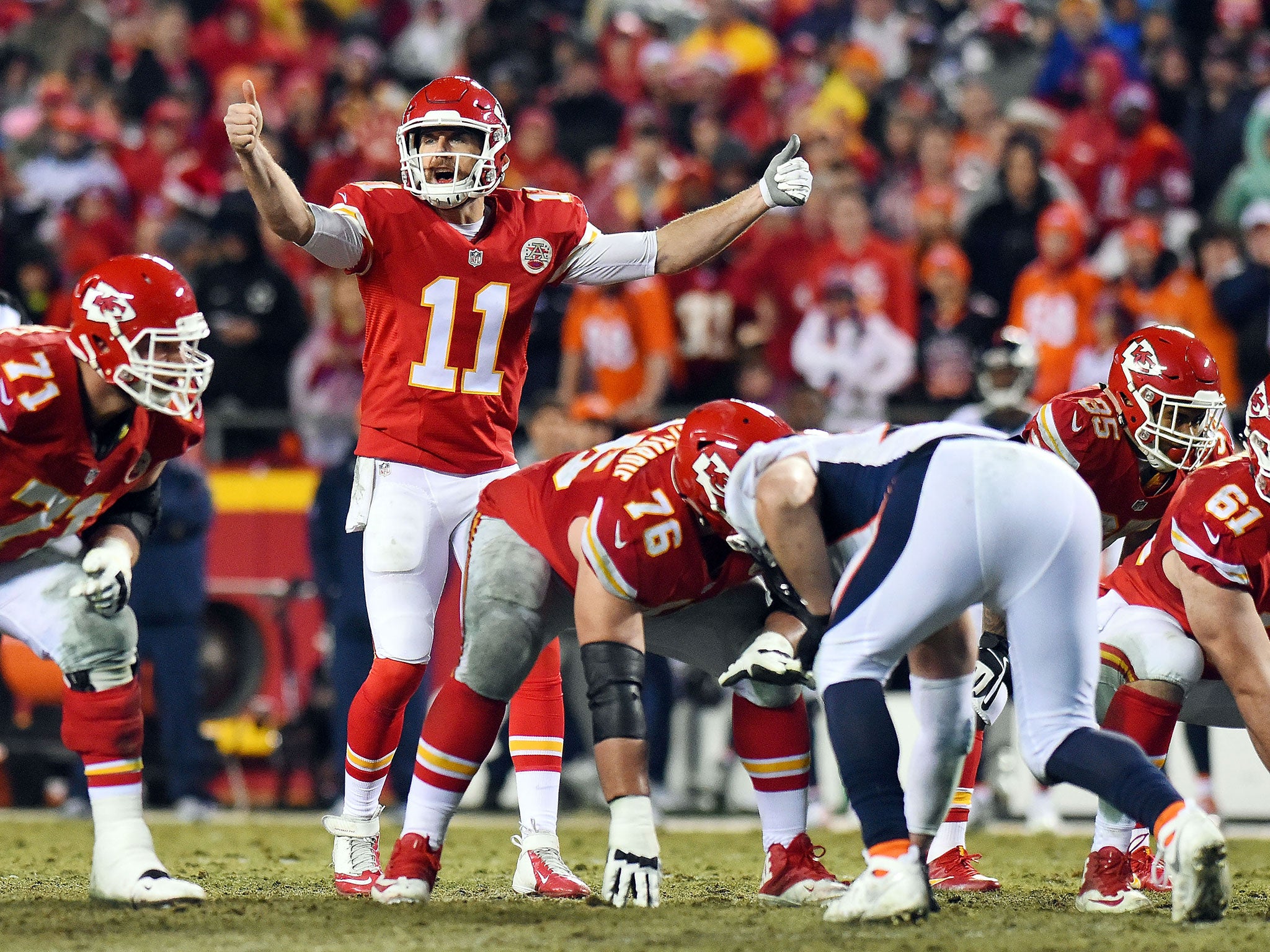 Alex Smith will lead the Chiefs into the play-offs