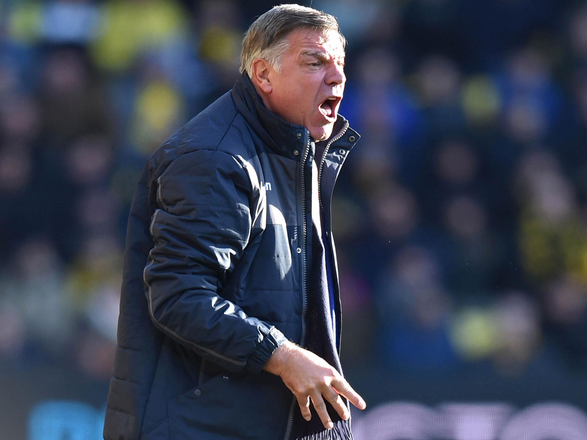 &#13;
Sam Allardyce's Palace continue to struggle and remain one point off the relegation zone &#13;