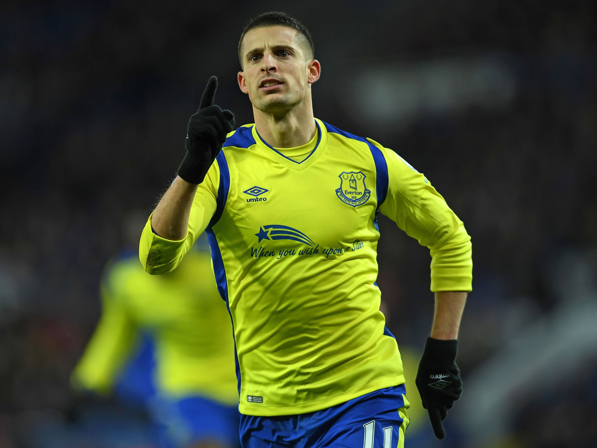 Mirallas scored the opening goal, helping Everton to their first away win since September