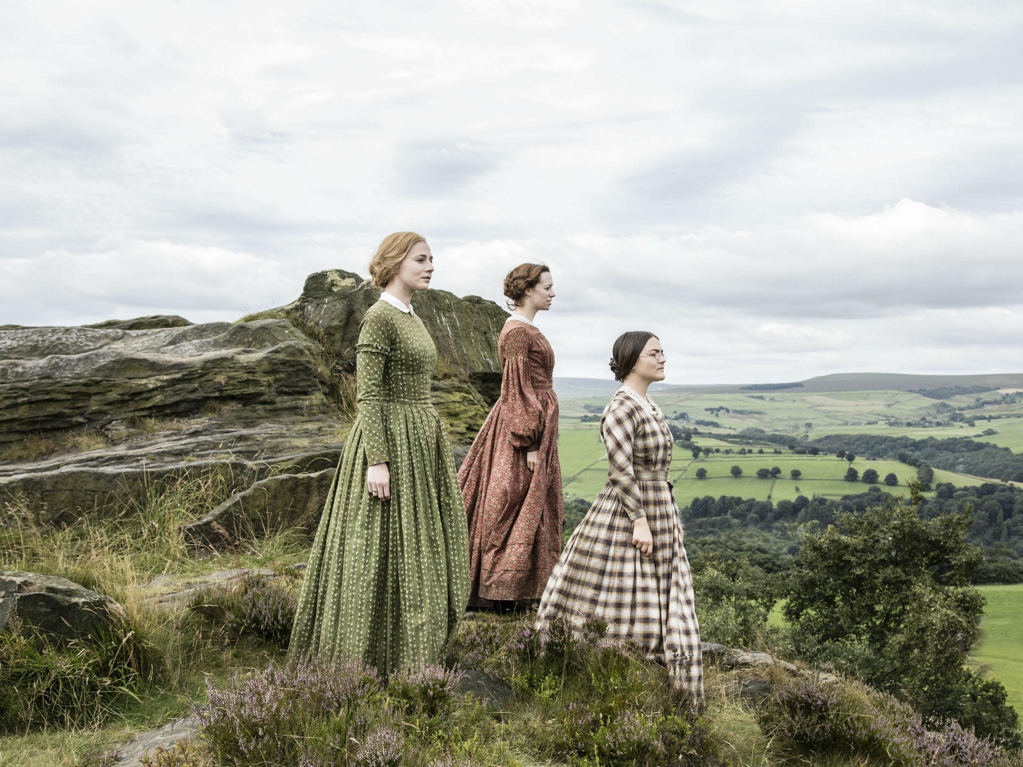 Charlie Murphy as Anne, Chloe Pirrie as Emily and Finn Atkins as Charlotte in this new dramatisation of literature’s most intriguing siblings