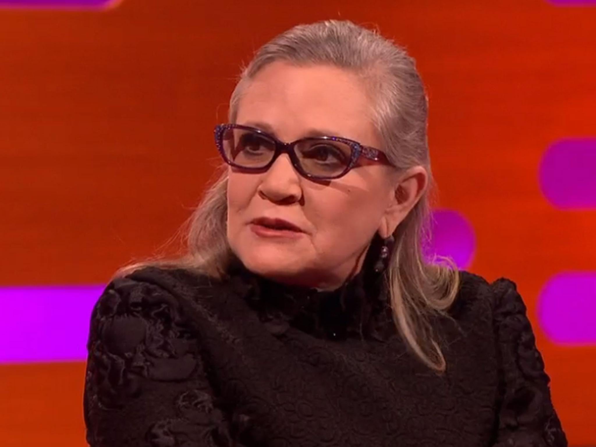 Carrie Fisher's TV interview on The Graham Norton Show turned out to be her last