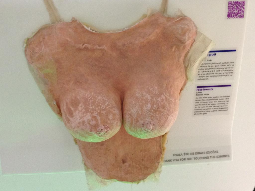 The plaster breasts