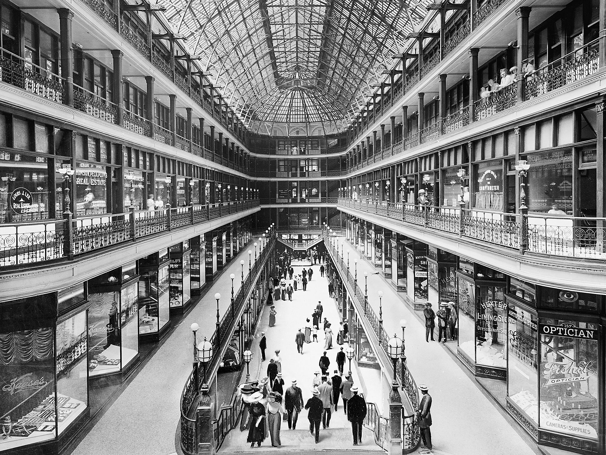 Shopping centres were once male-dominated spaces