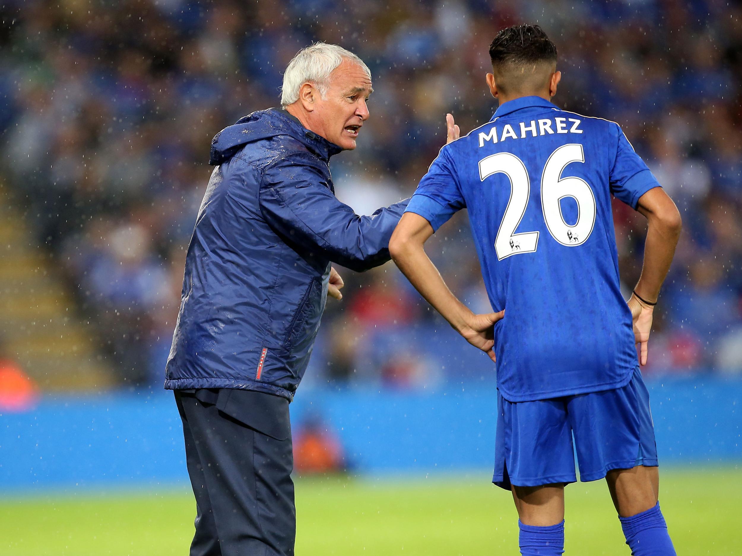 Ranieri dropped Mahrez after Leicester's 2-2 draw with Stoke at the Britannia Stadium (Getty )