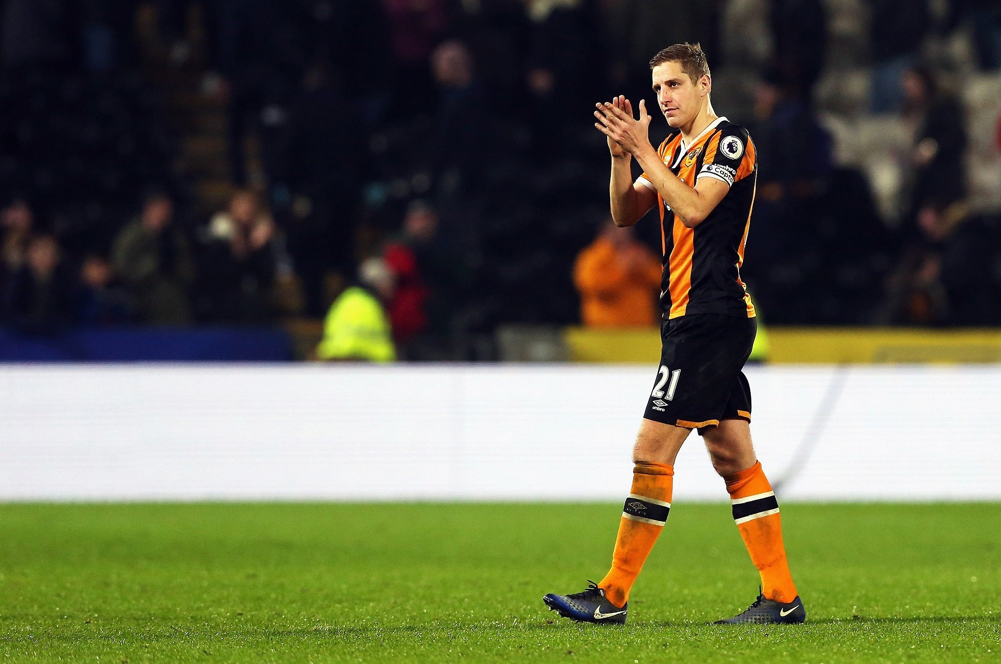 Michael Dawson put Hull ahead early on