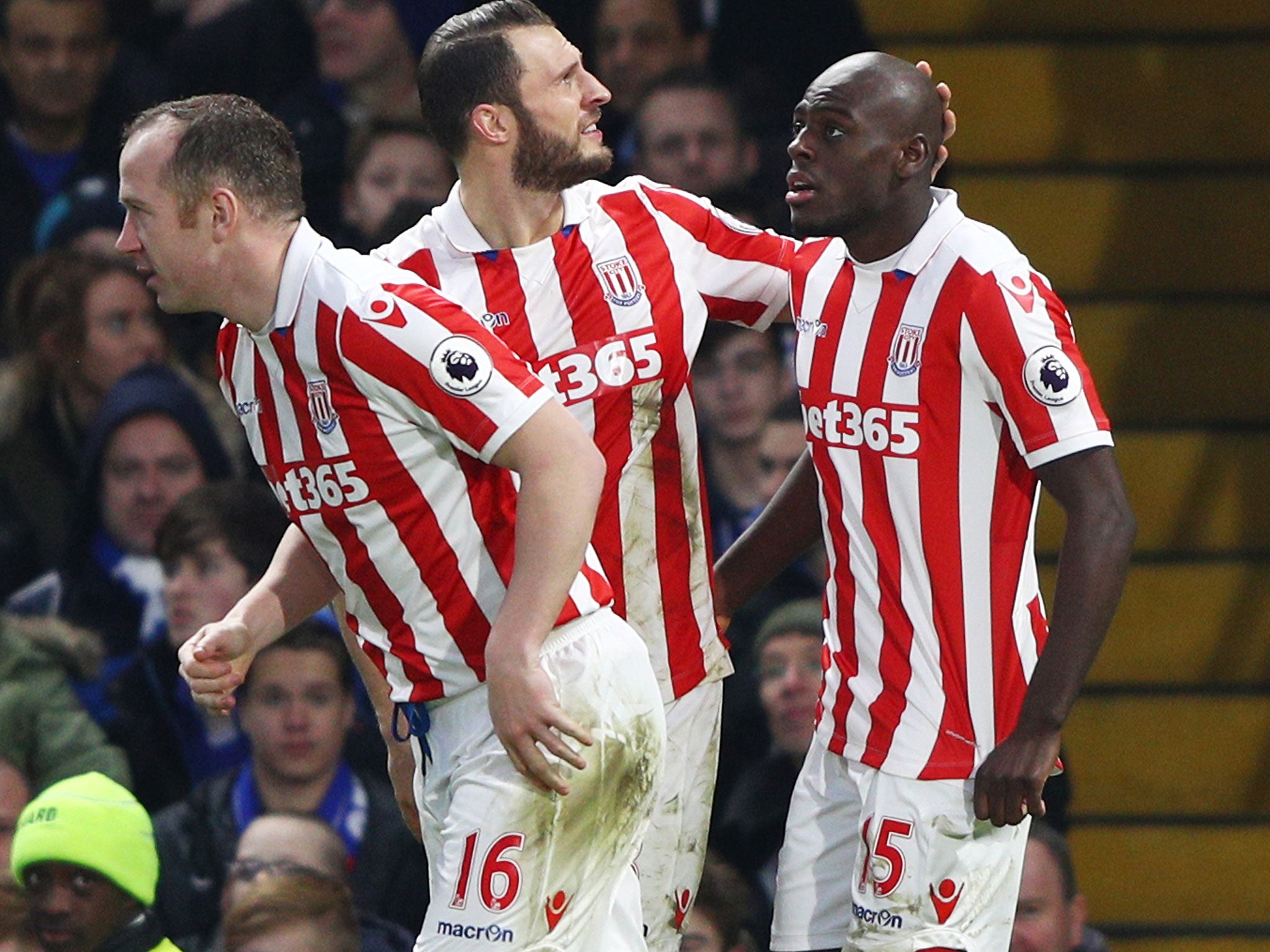 Bruno Martins Indi got Stoke back on level terms at 1-1