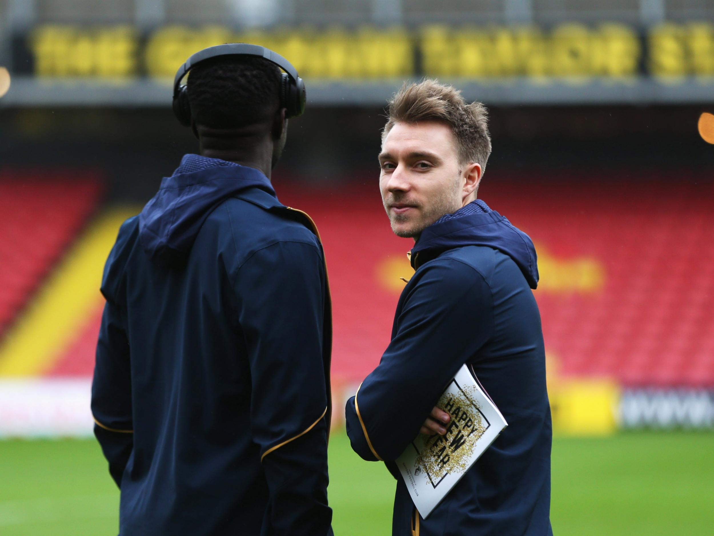 Eriksen is in fine form ahead of the clash with Watford