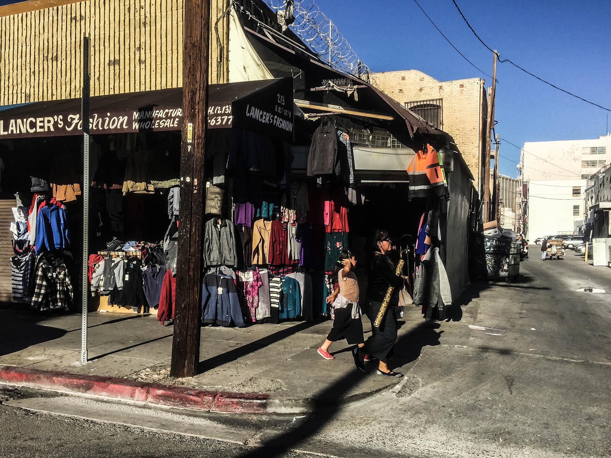 The Garment District in Los Angeles